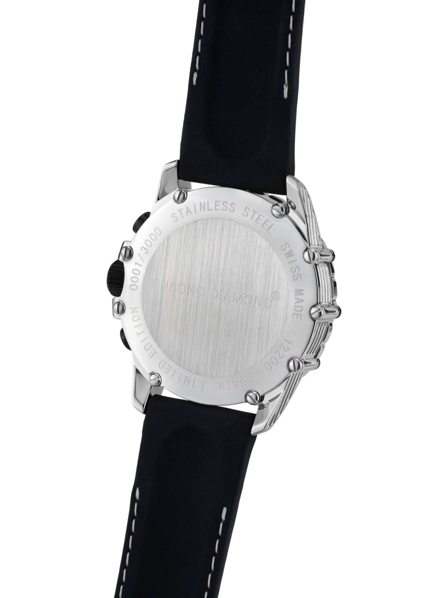Automatic watches — Neelos — Chrono Diamond — steel silver