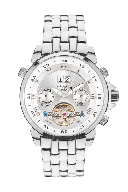 Automatic watches — Étoile Polaire — André Belfort — silver