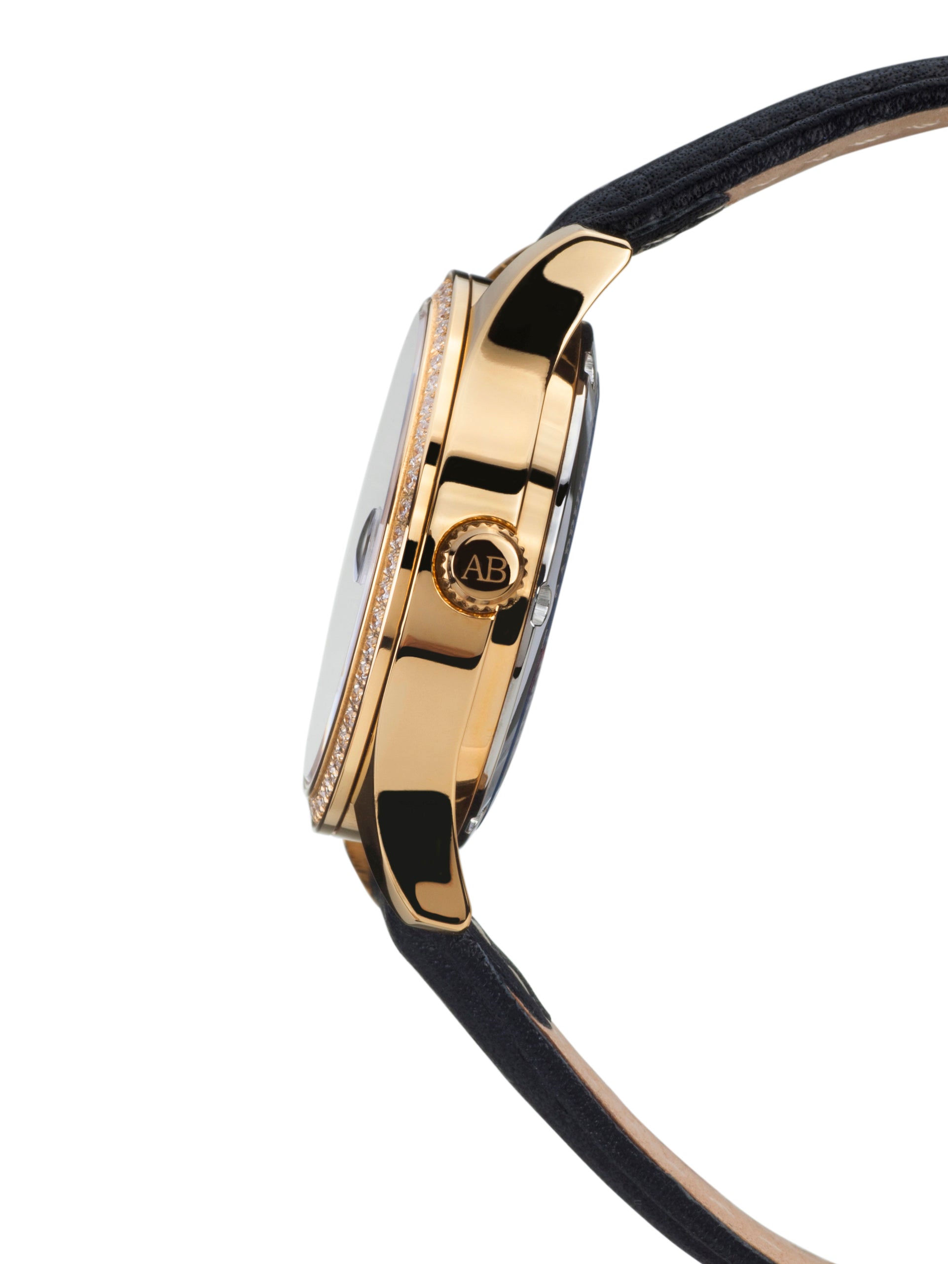 Automatic watches — Déméter — André Belfort — gold schwarz Leder