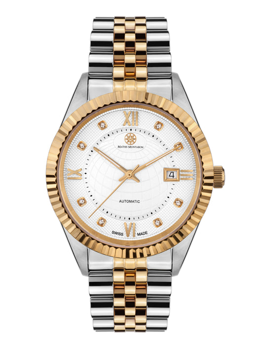 Automatic watches — Beauté de Suisse — Mathis Montabon — Gold IP Silber Two Tone