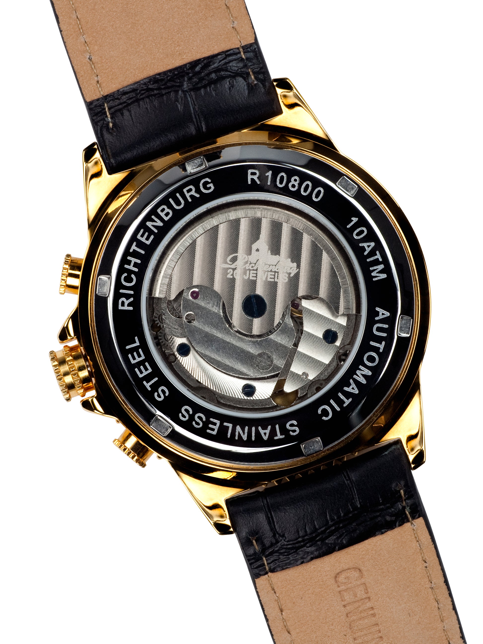 Automatic watches — Panama — Richtenburg — black gold IP