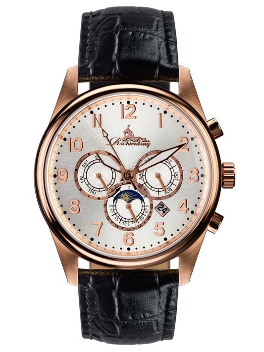 Automatic watches — Athen — Richtenburg — rosegold IP silver