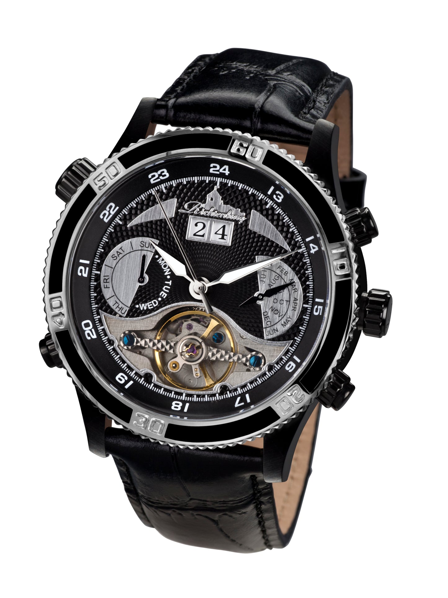 Automatic watches — Kaiman — Richtenburg — gold IP steel
