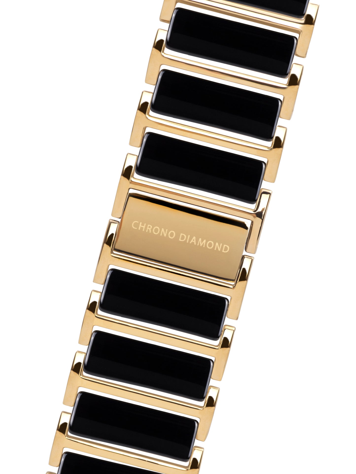 Automatic watches — Leandro — Chrono Diamond — gold IP ceramic black