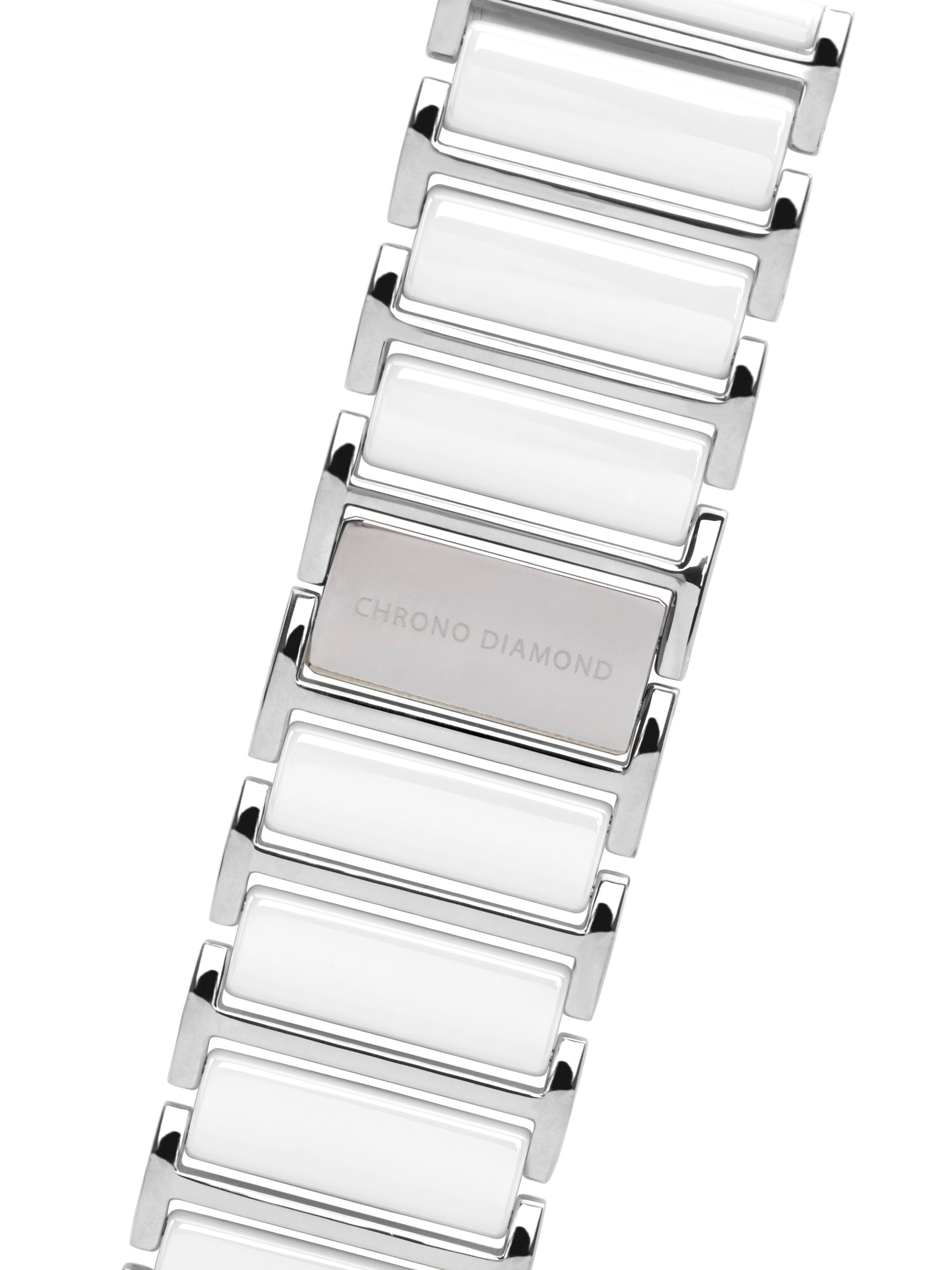 bracelet watches — ceramic band Leandro — Band — white silver