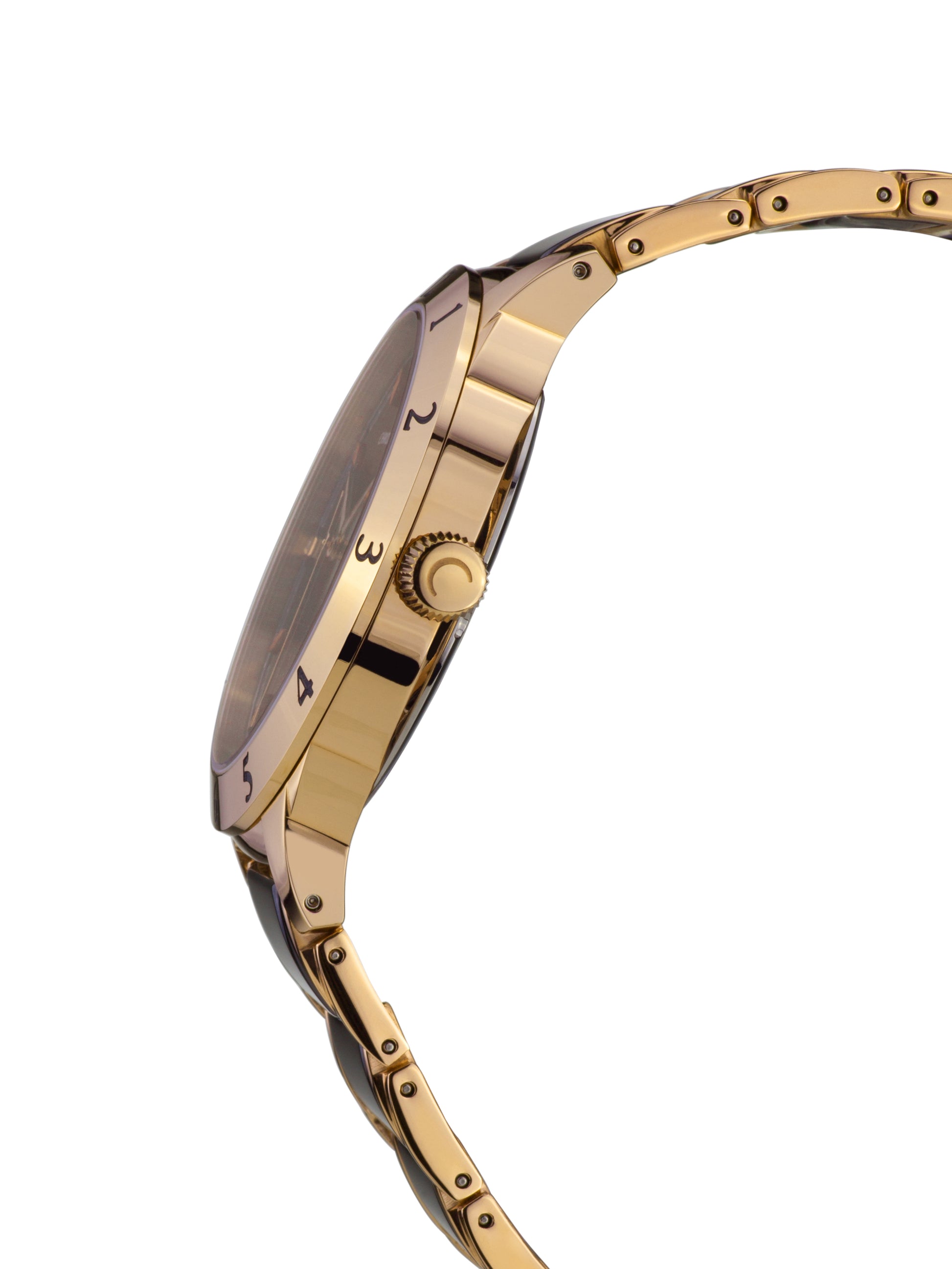 Automatic watches — Thyrso — Chrono Diamond — gold IP ceramic black