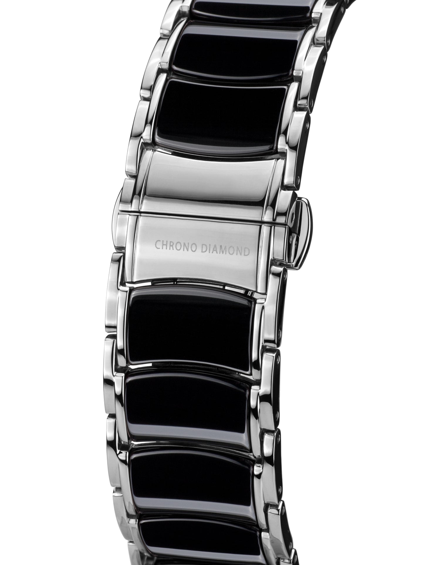 bracelet watches — ceramic band Thyrso — Band — black silver