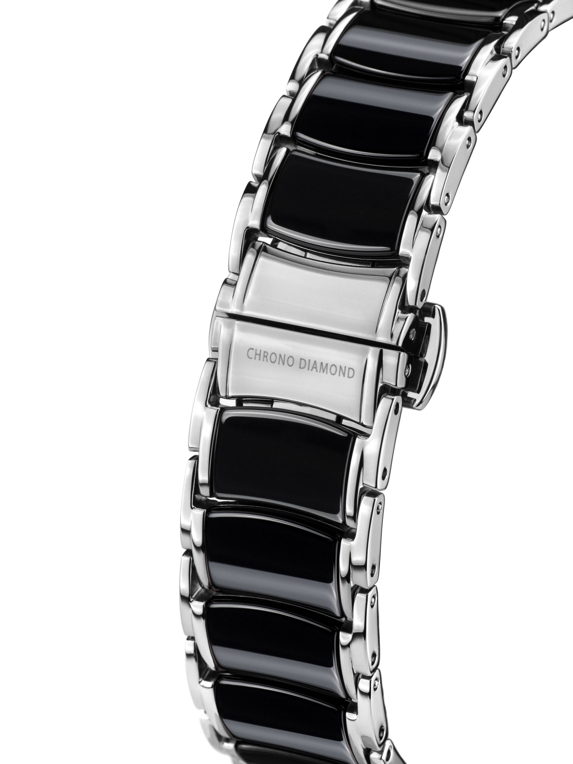 bracelet watches — ceramic band Thyrsa — Band — black silver