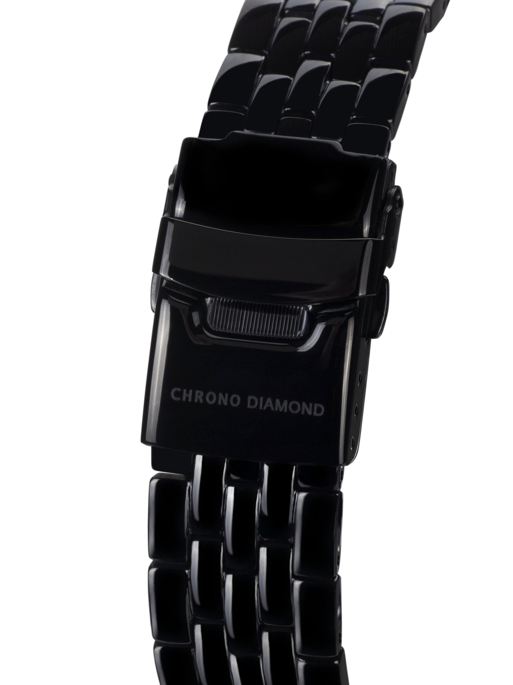 Automatic watches — Nestor — Chrono Diamond — black IP