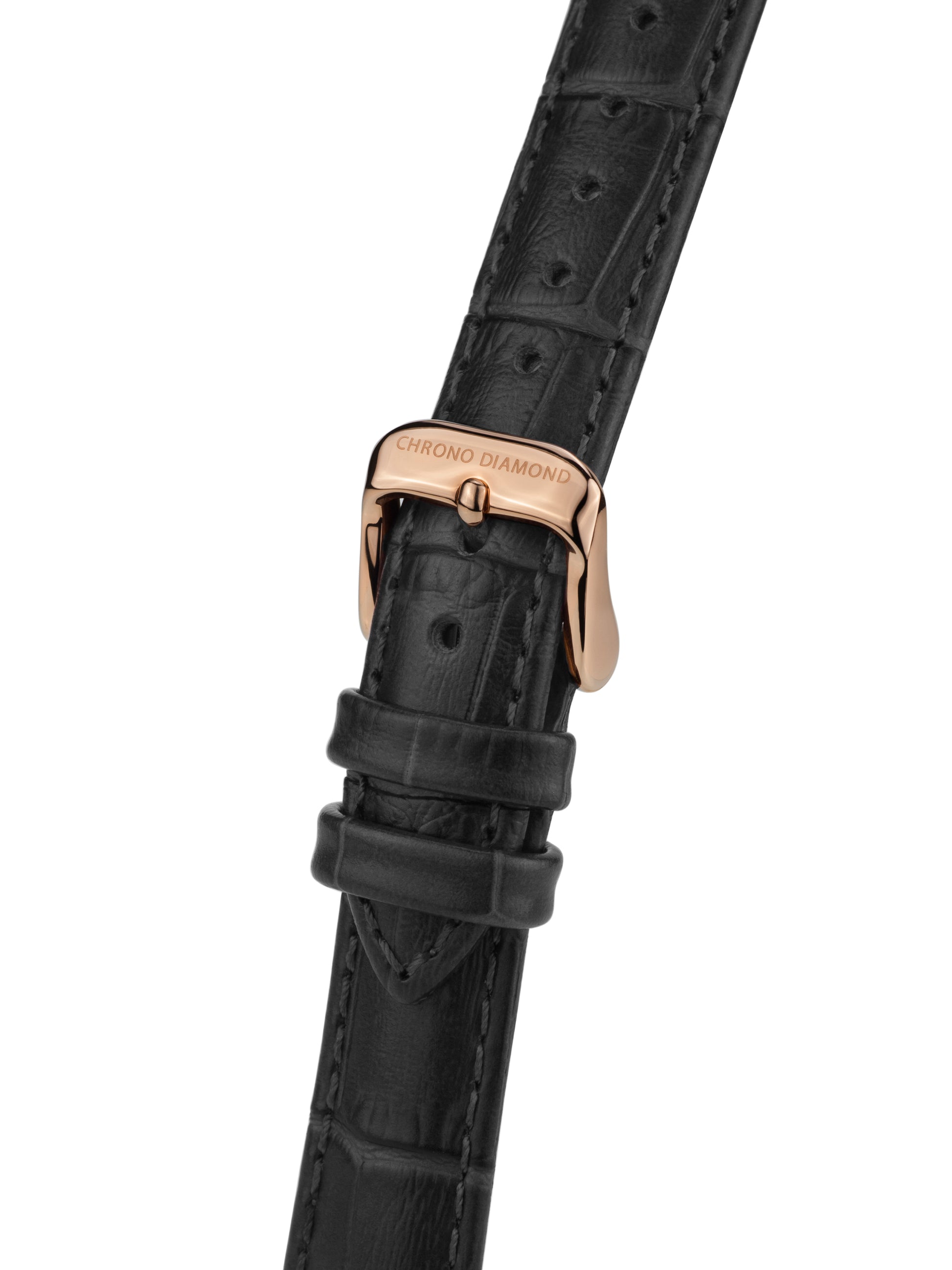 bracelet watches — leather band Nesta — Band — black rosegold