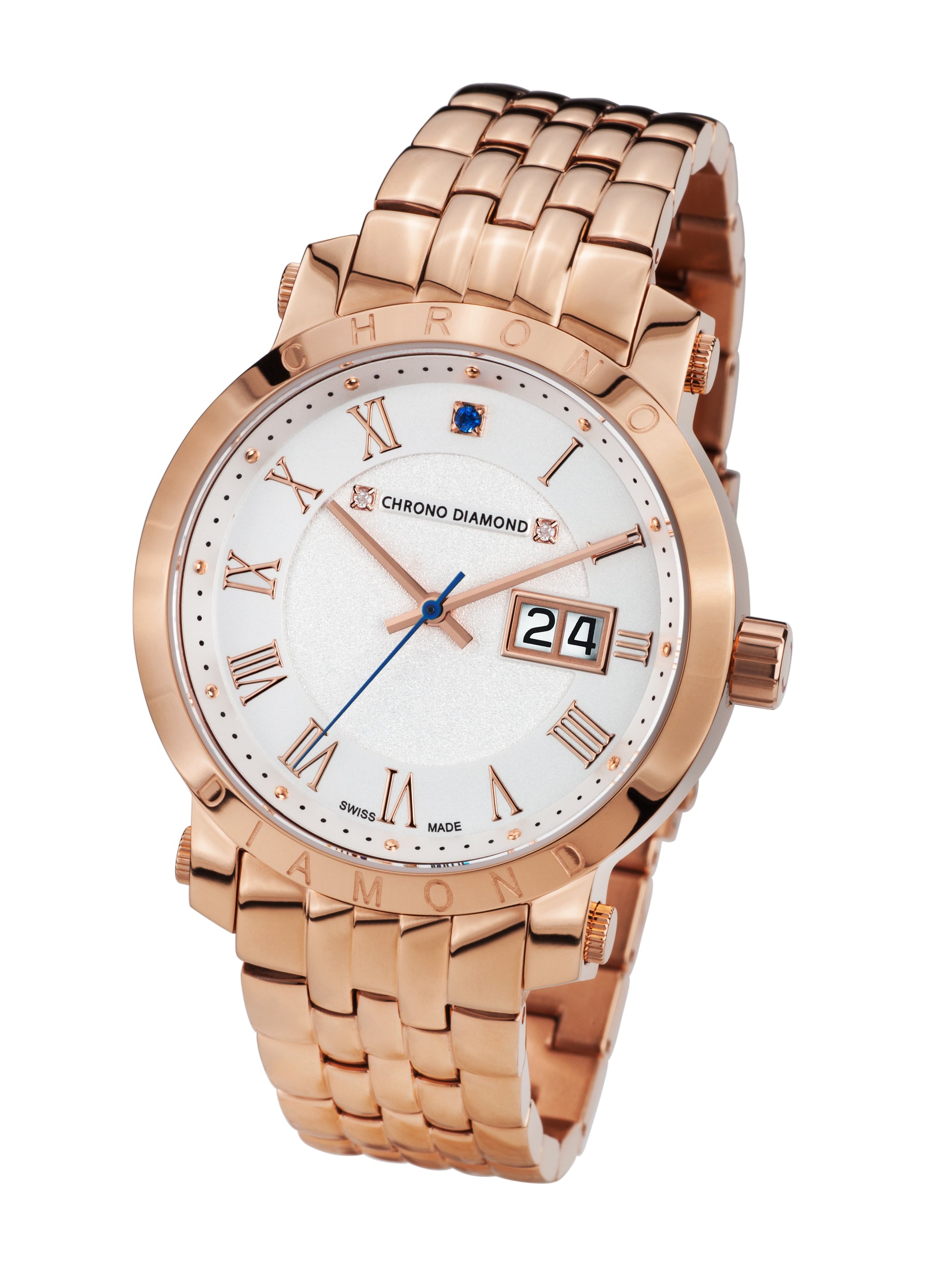 Automatic watches — Nestorius — Chrono Diamond — rosegold IP