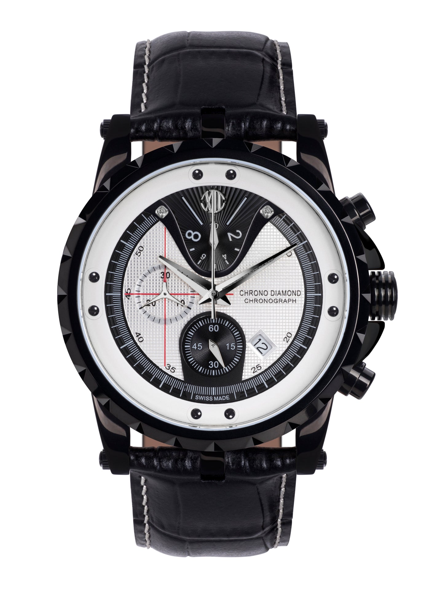 Automatic watches — Furia — Chrono Diamond — black IP