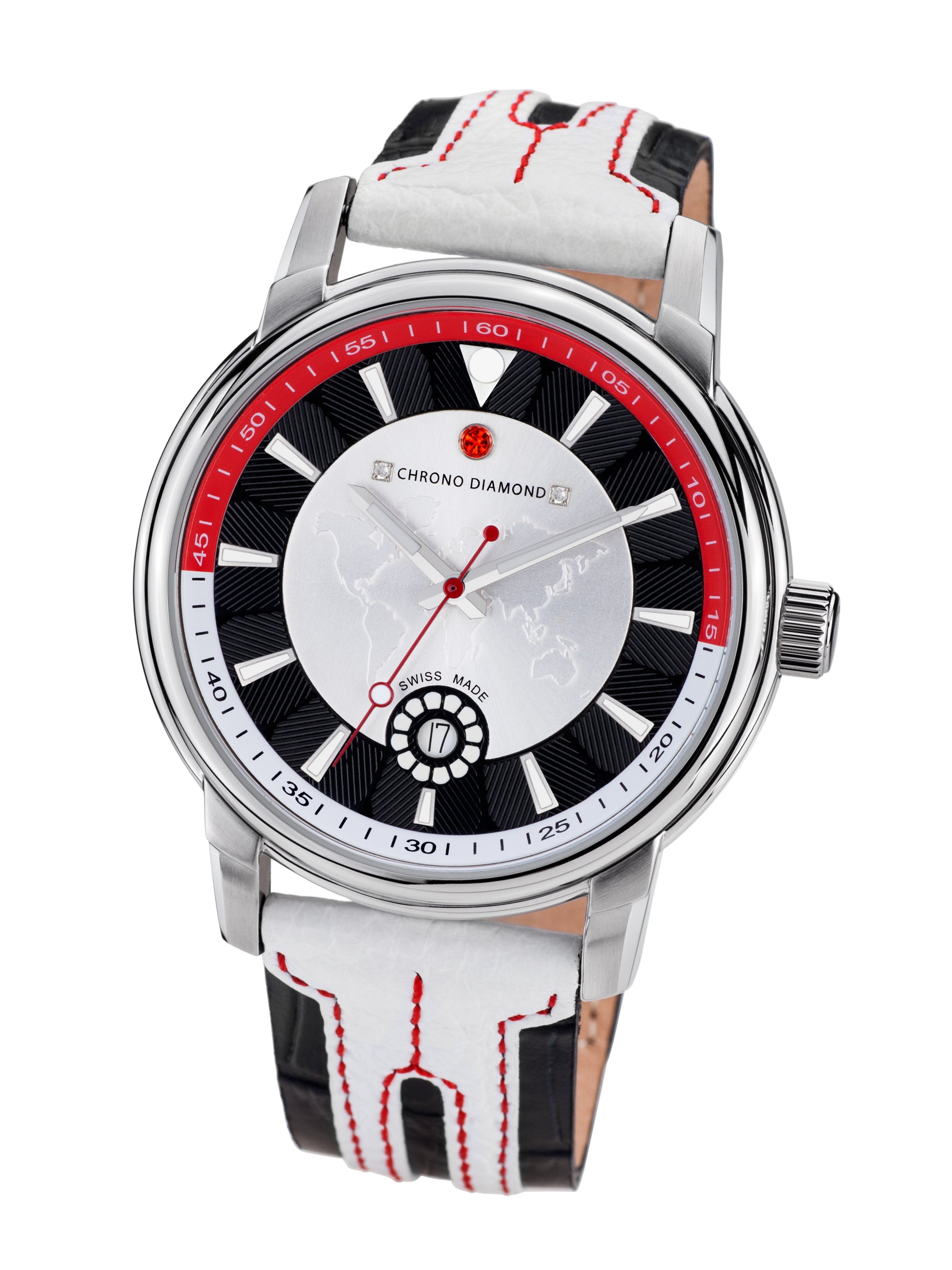 Automatic watches — Nereus — Chrono Diamond — white