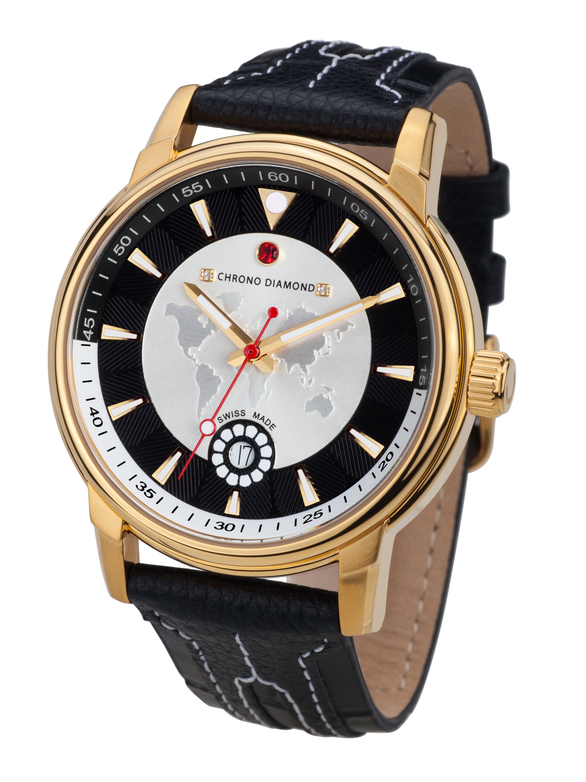 Automatic watches — Nereus — Chrono Diamond — gold IP