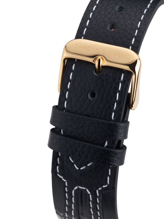 bracelet watches — leather band Nereus — Band — black gold