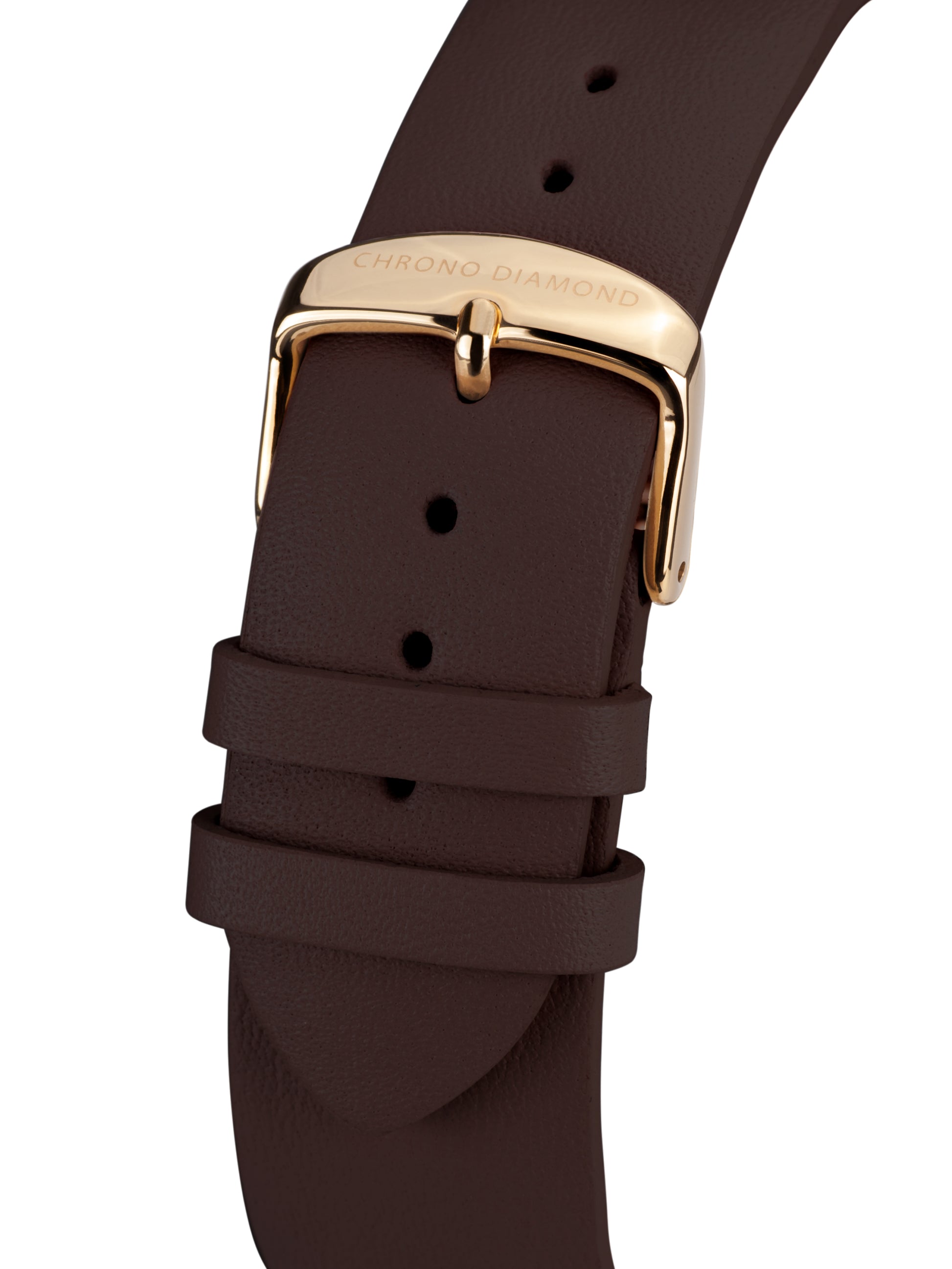 bracelet watches — leather band Dionne — Band — brown gold