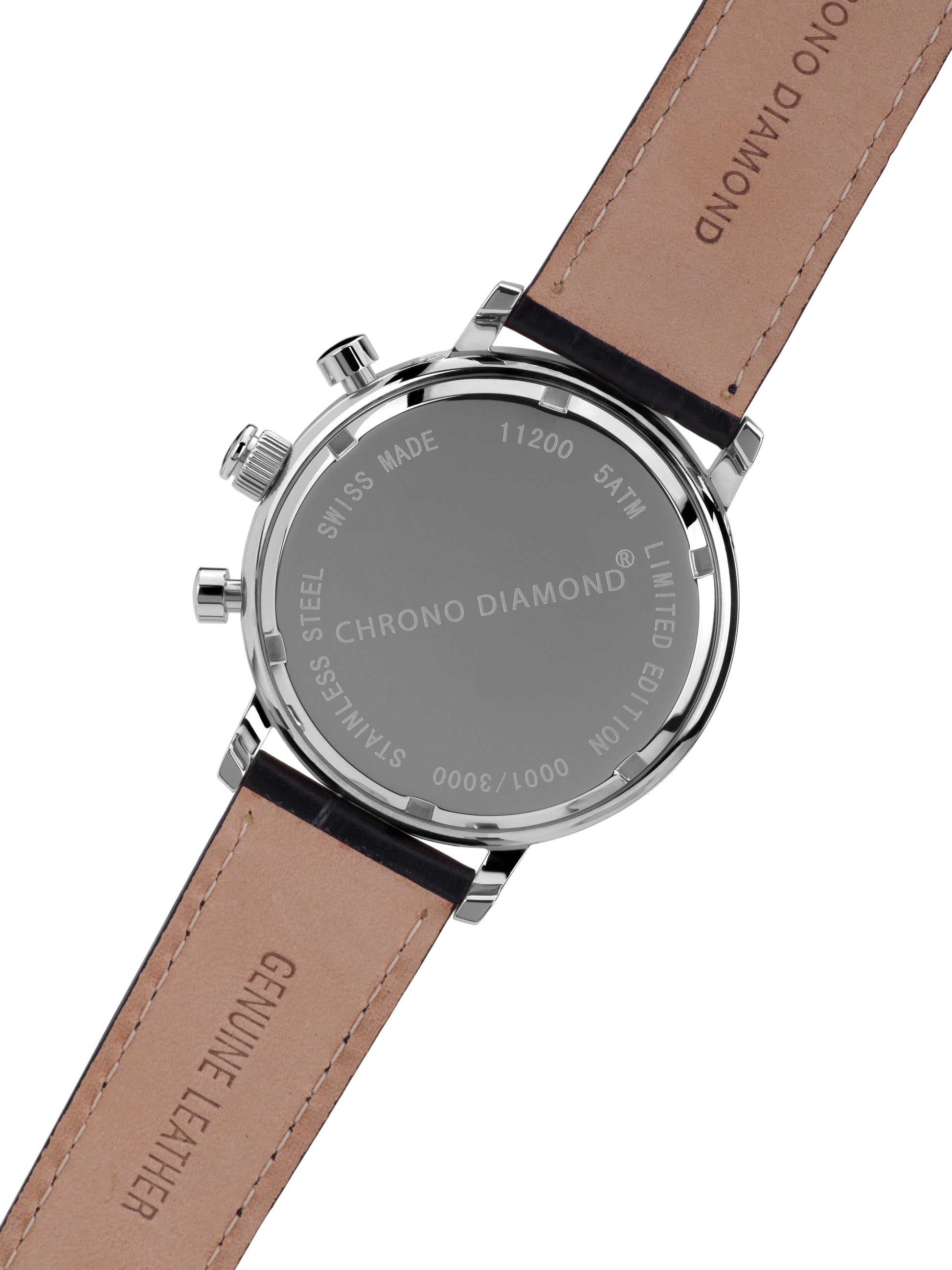 Automatic watches — Argos — Chrono Diamond — steel grey