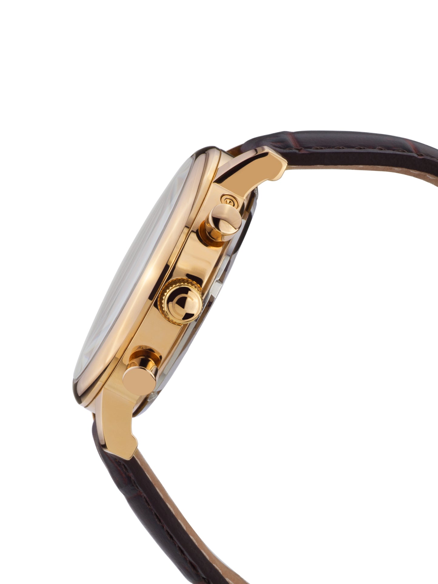Automatic watches — Argos — Chrono Diamond — gold IP brown
