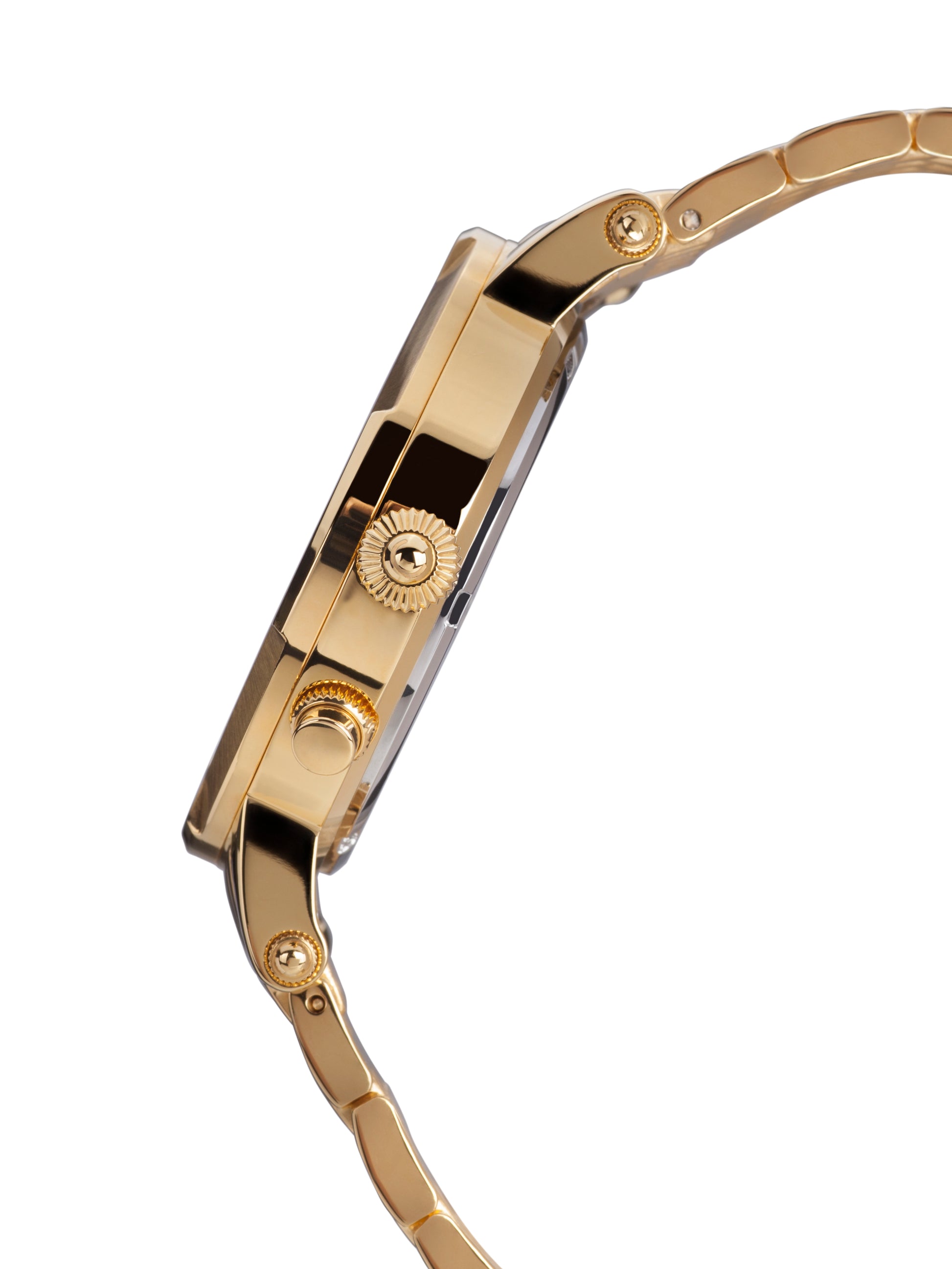 Automatic watches — Ikaro — Chrono Diamond — gold IP