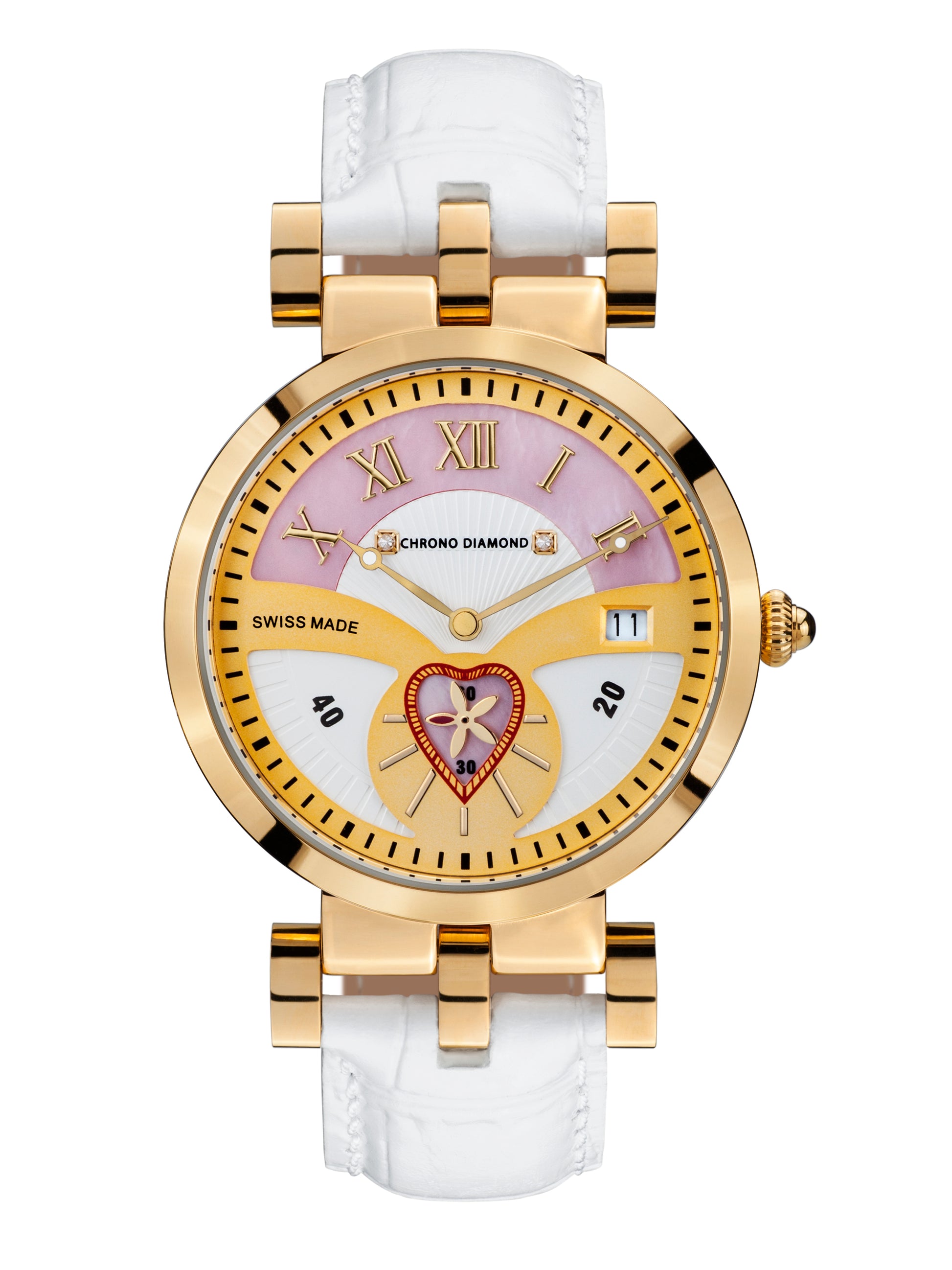 Automatic watches — Feronia — Chrono Diamond — gold IP