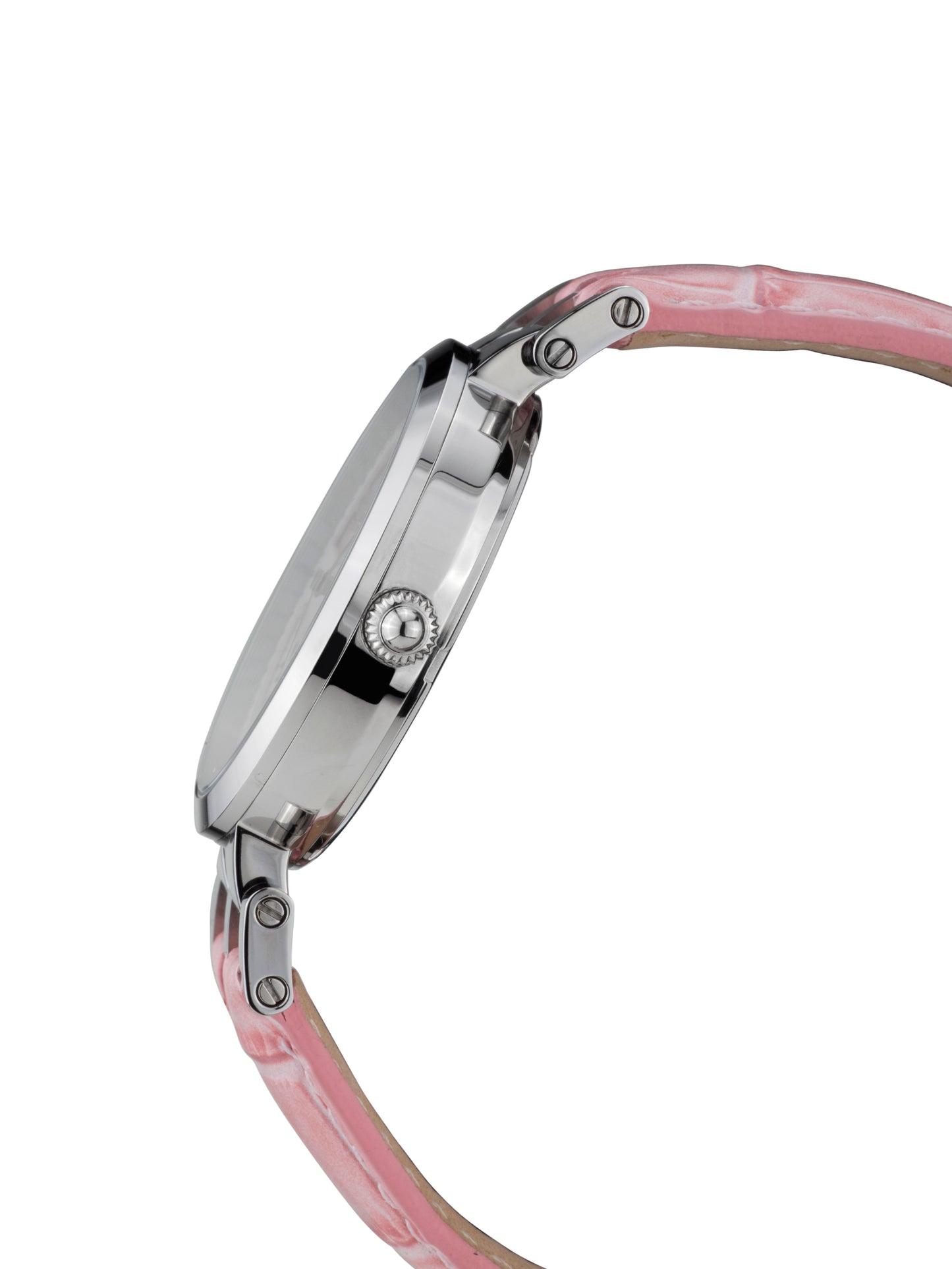 Automatic watches — Feronia — Chrono Diamond — steel pink