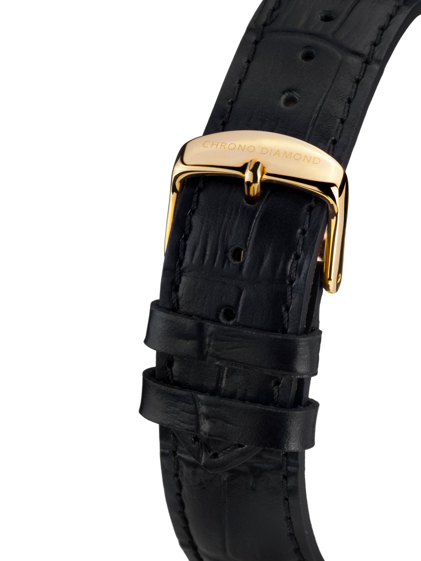 bracelet watches — leather band Feronia — Band — black gold