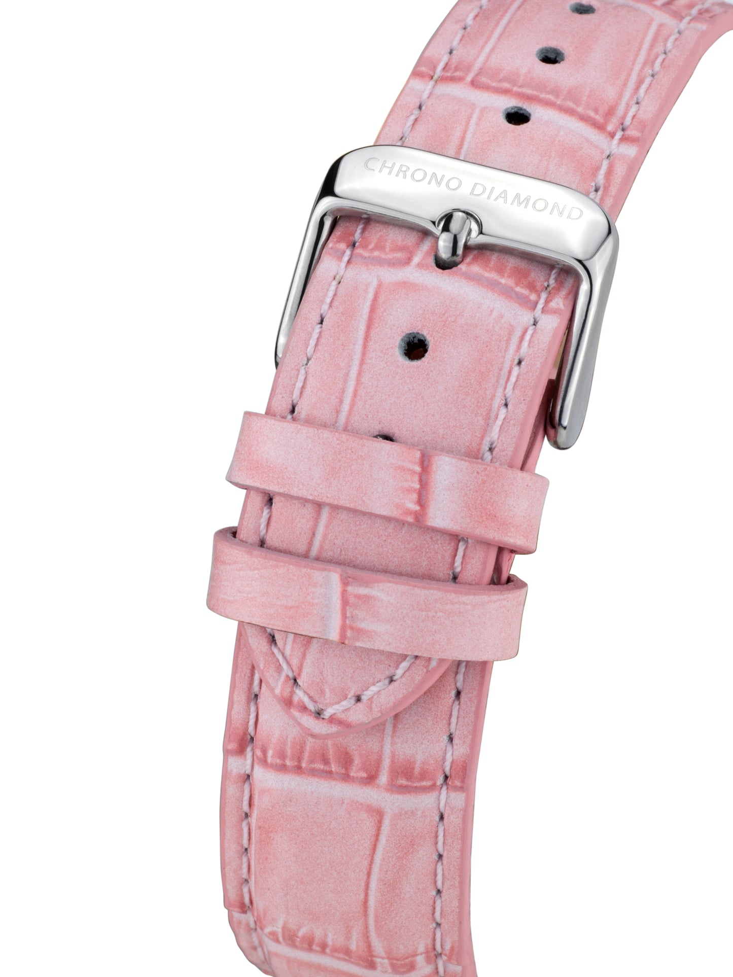 bracelet watches — leather band Feronia — Band — pink silver
