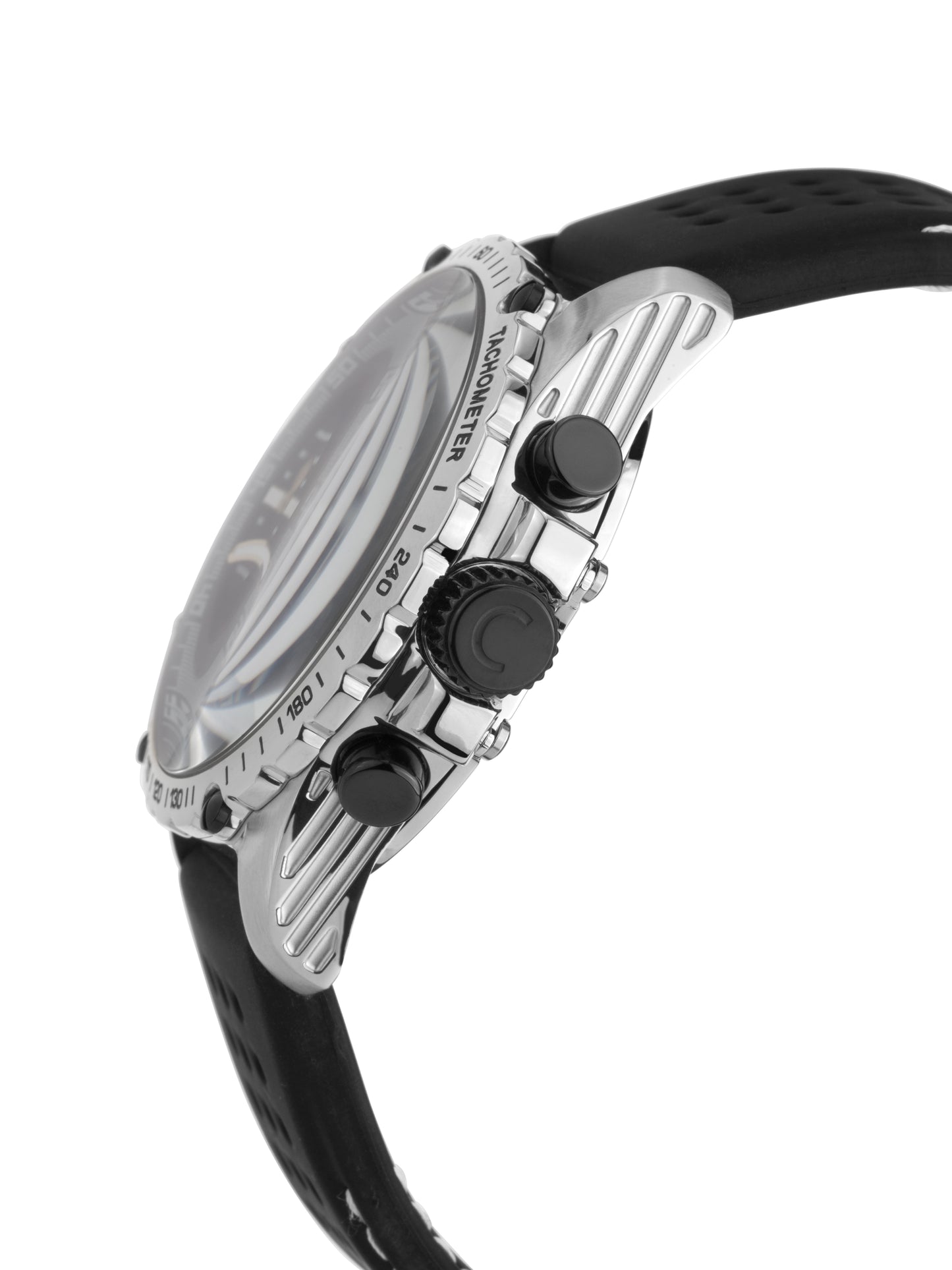 Automatic watches — Neelos — Chrono Diamond — steel black