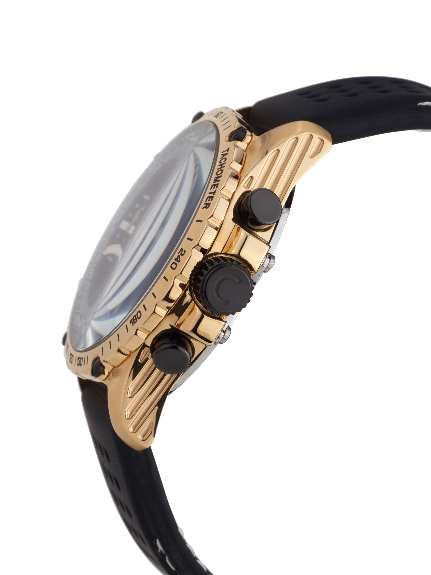 Automatic watches — Neelos — Chrono Diamond — gold IP black