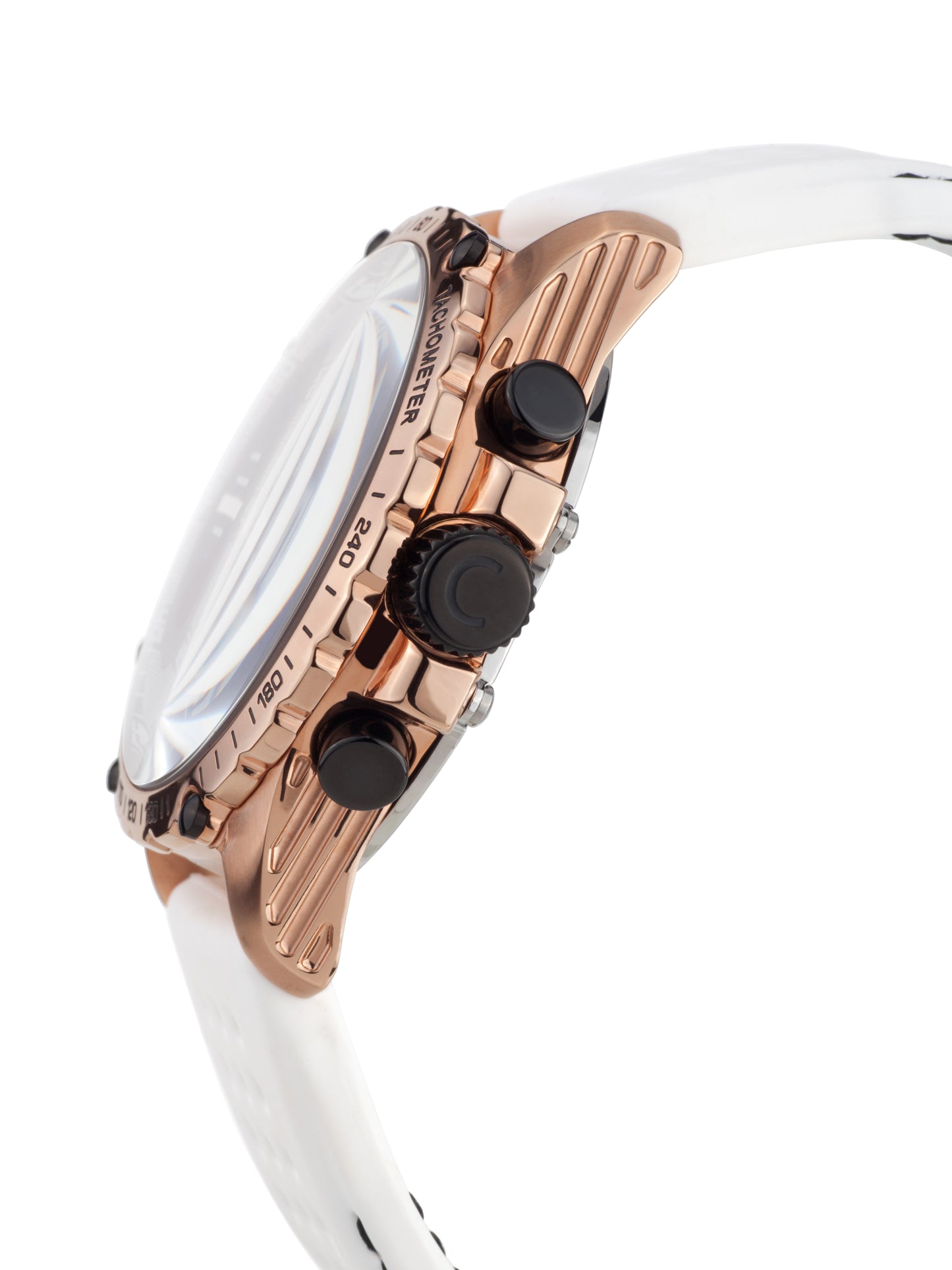 Automatic watches — Neelos — Chrono Diamond — rosegold IP silver