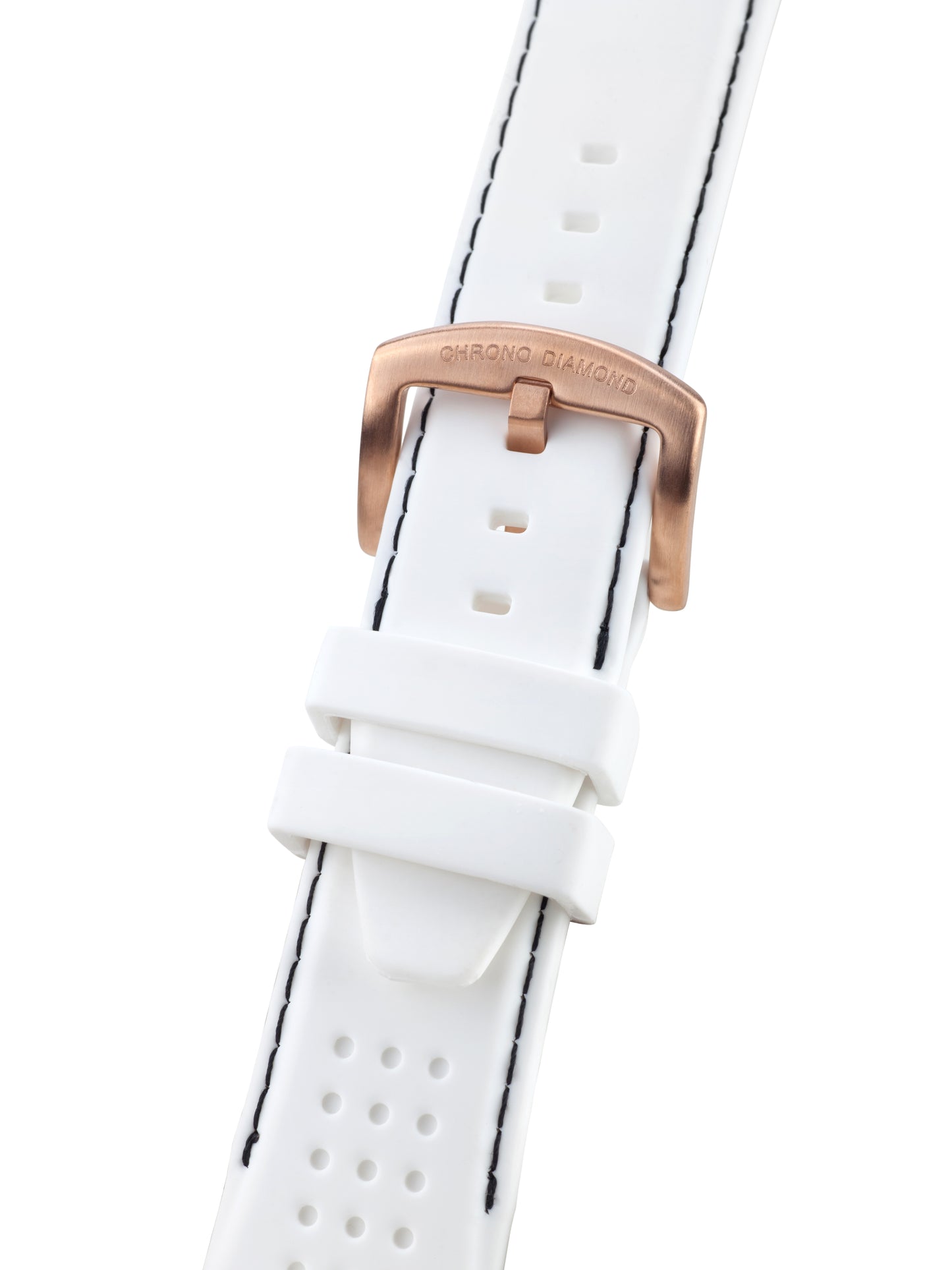 bracelet watches — rubber band Neelos — Band — white rosegold