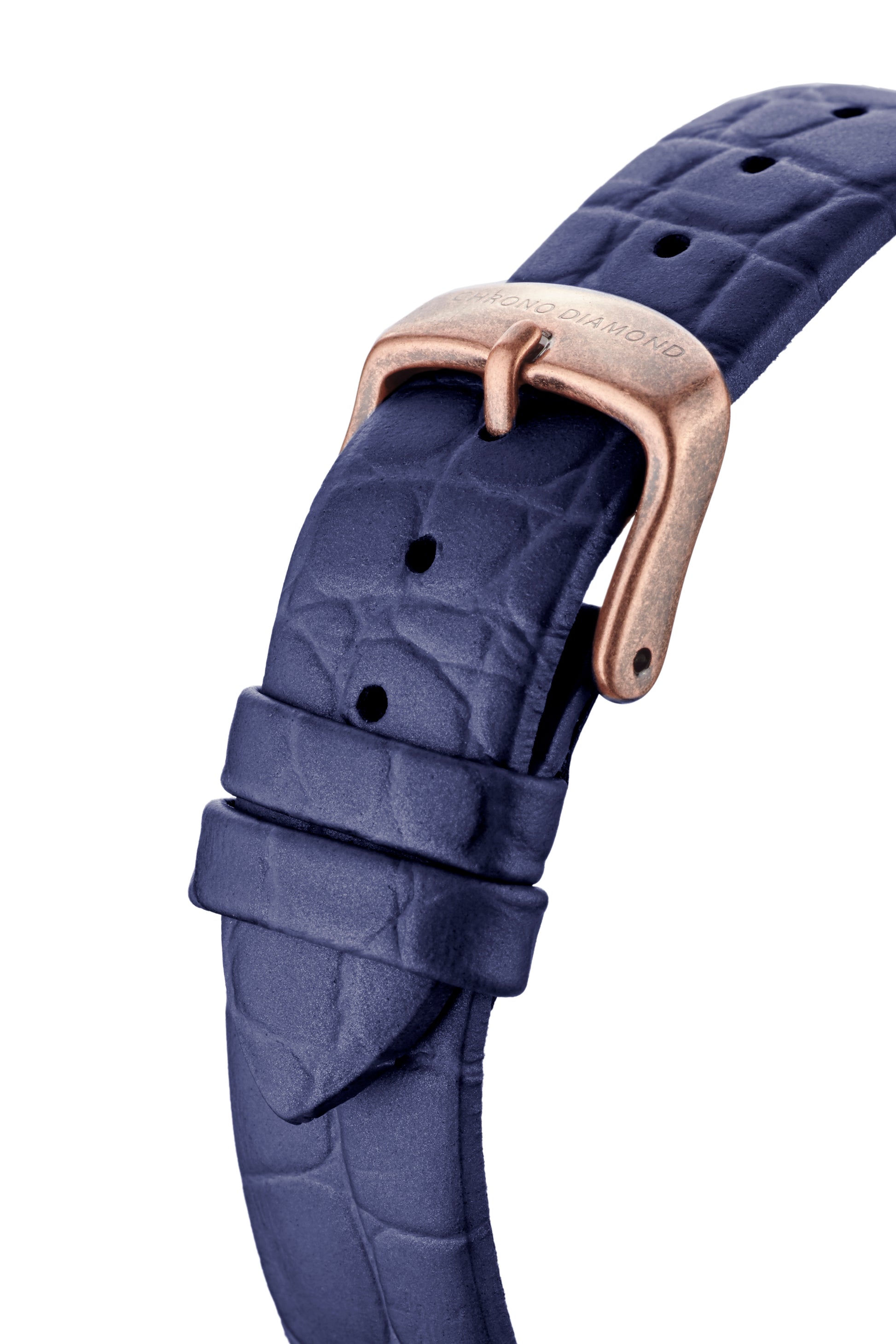 bracelet watches — leather band Nymphe — Band — blue rosegold