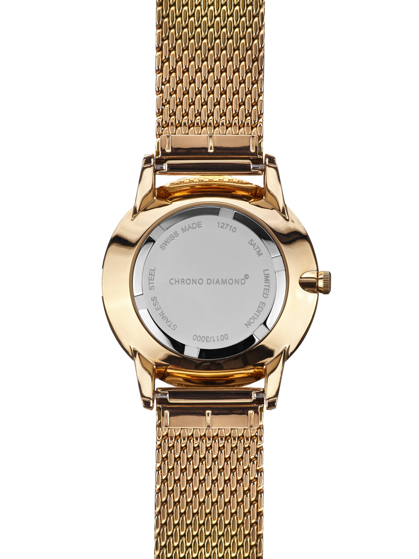 Automatic watches — Zelya — Chrono Diamond — gold IP gold