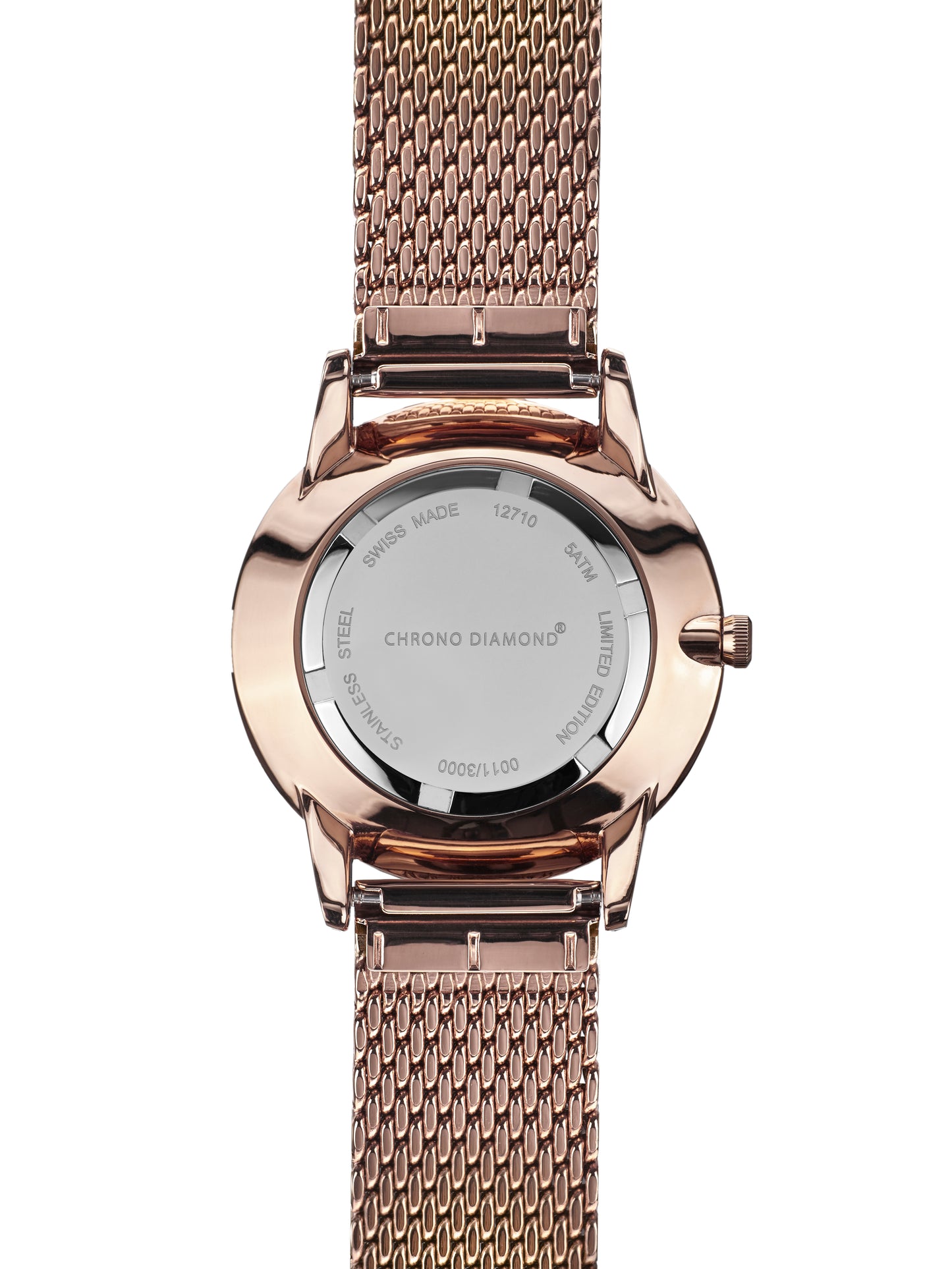 Automatic watches — Zelya — Chrono Diamond — rosegold IP rose