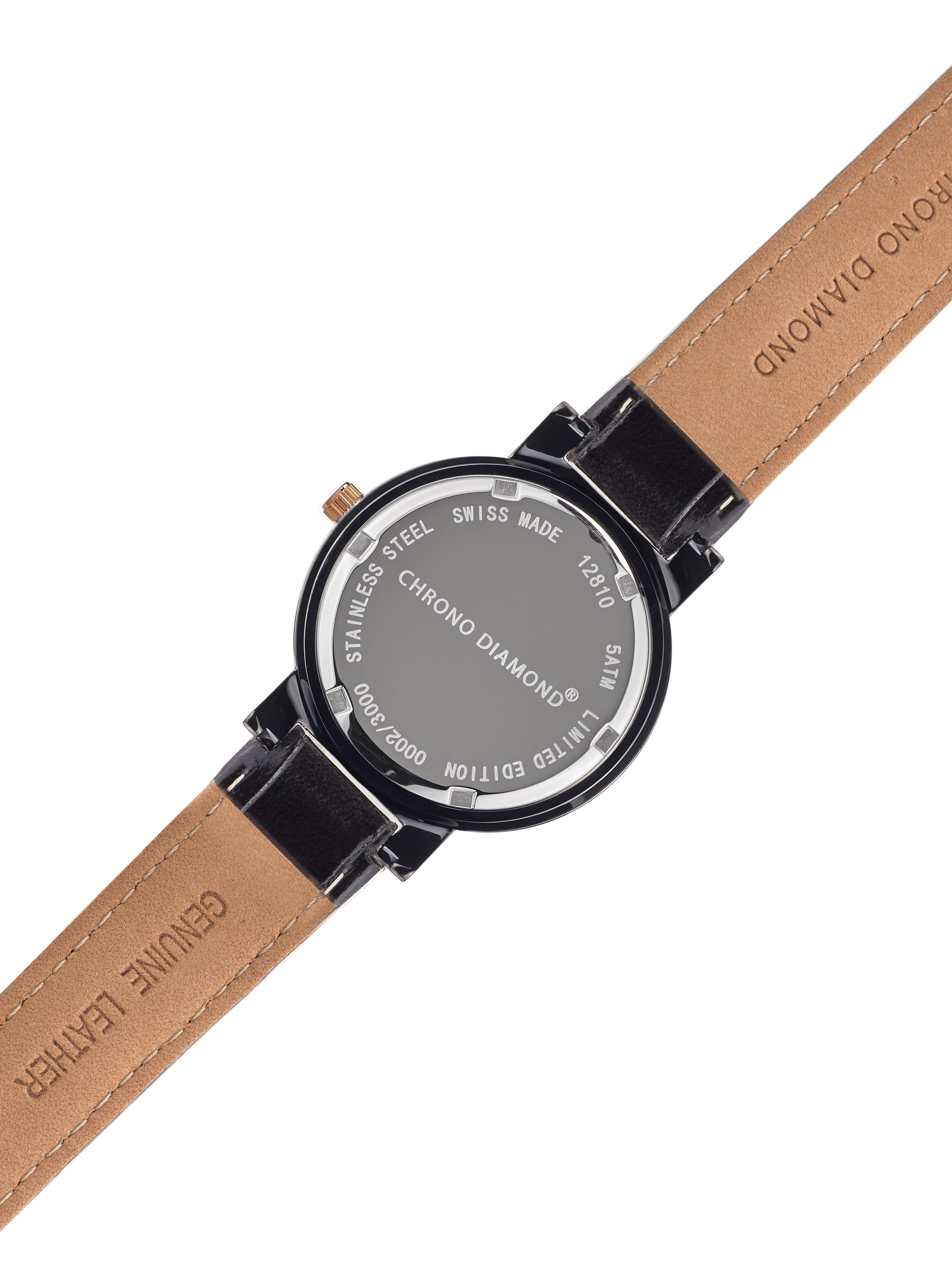 Automatic watches — Ilka — Chrono Diamond — gold IP black
