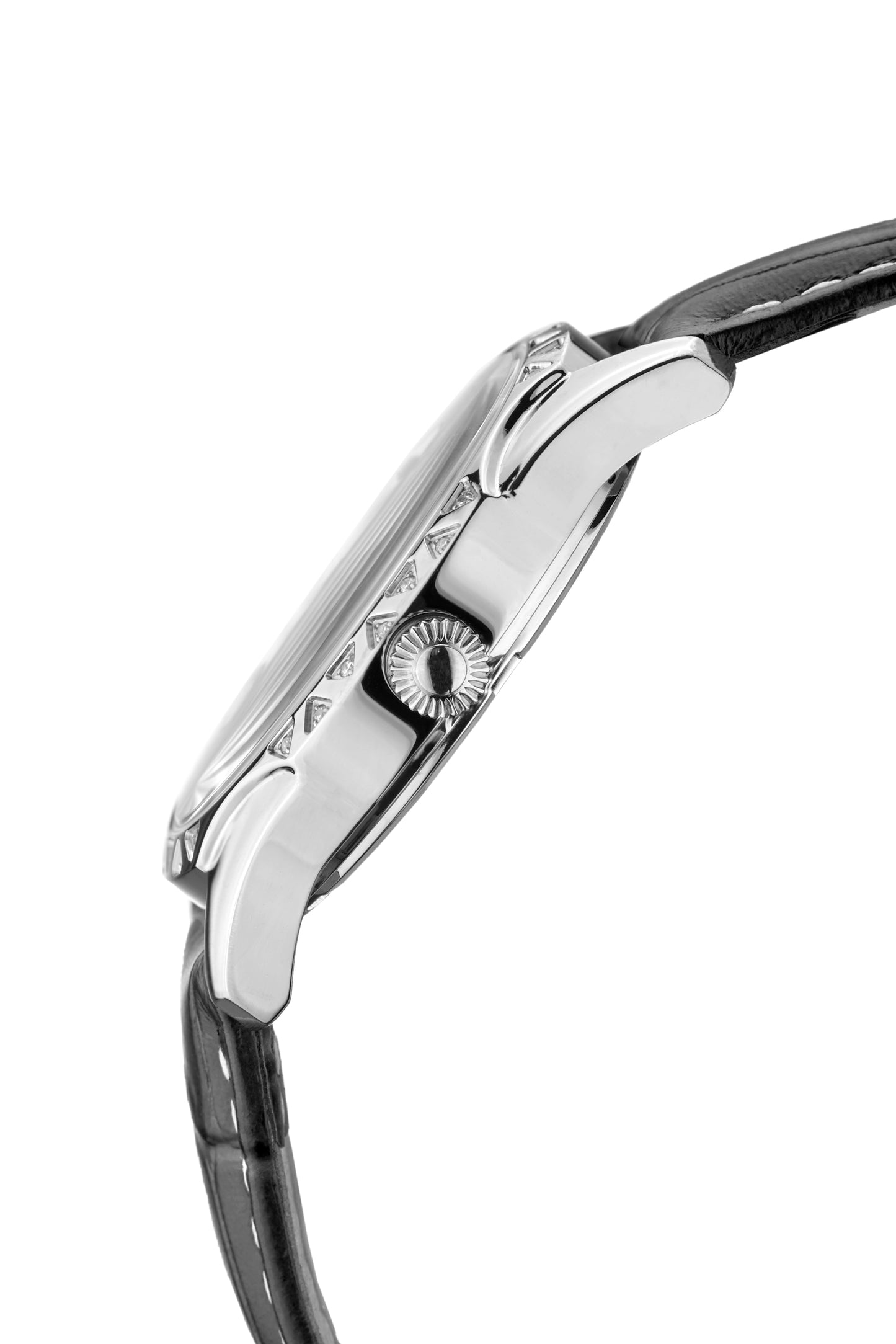 Automatic watches — Skylla — Chrono Diamond — steel silver black