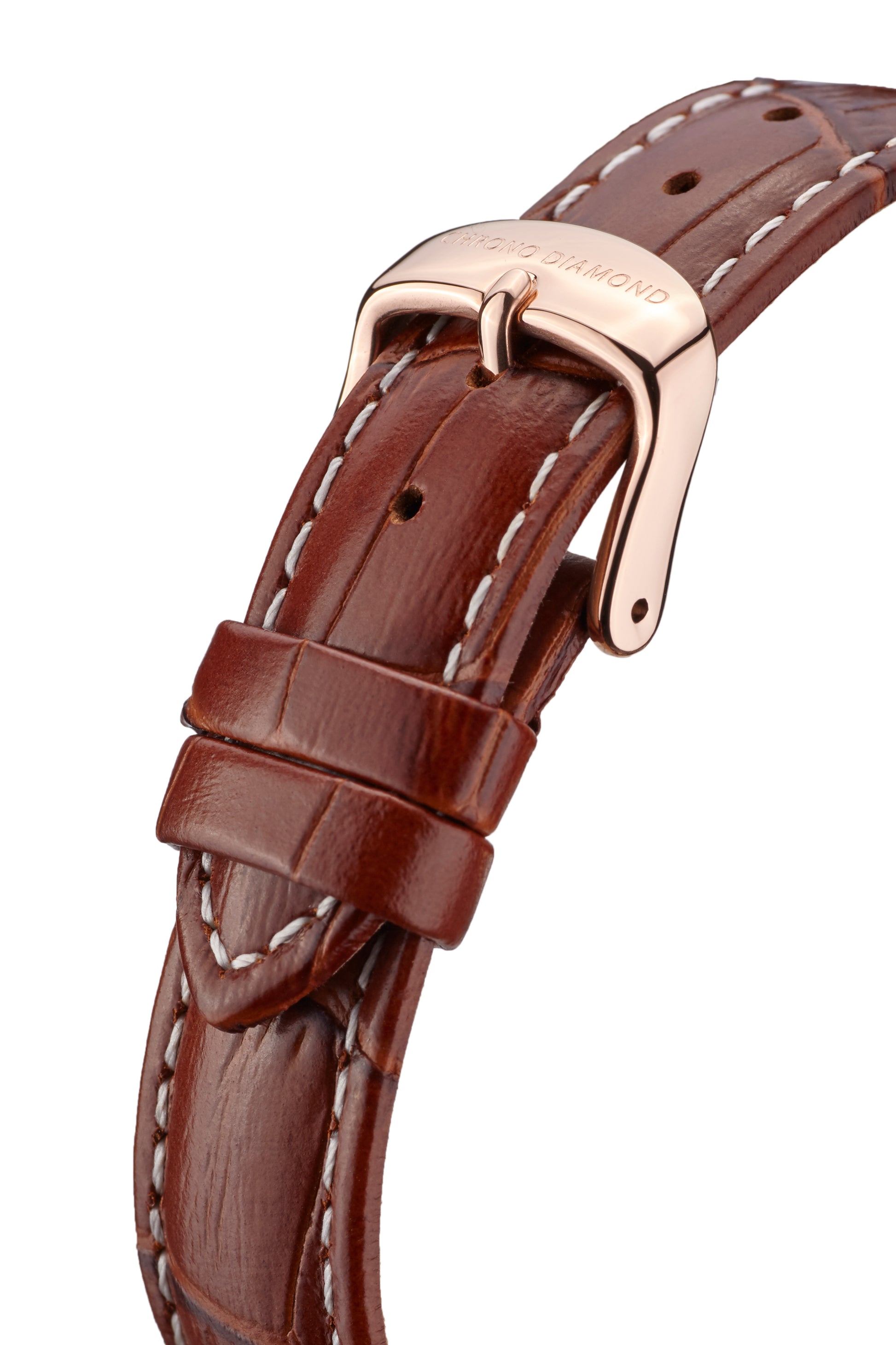 bracelet watches — leather band Skylla — Band — brown rosegold