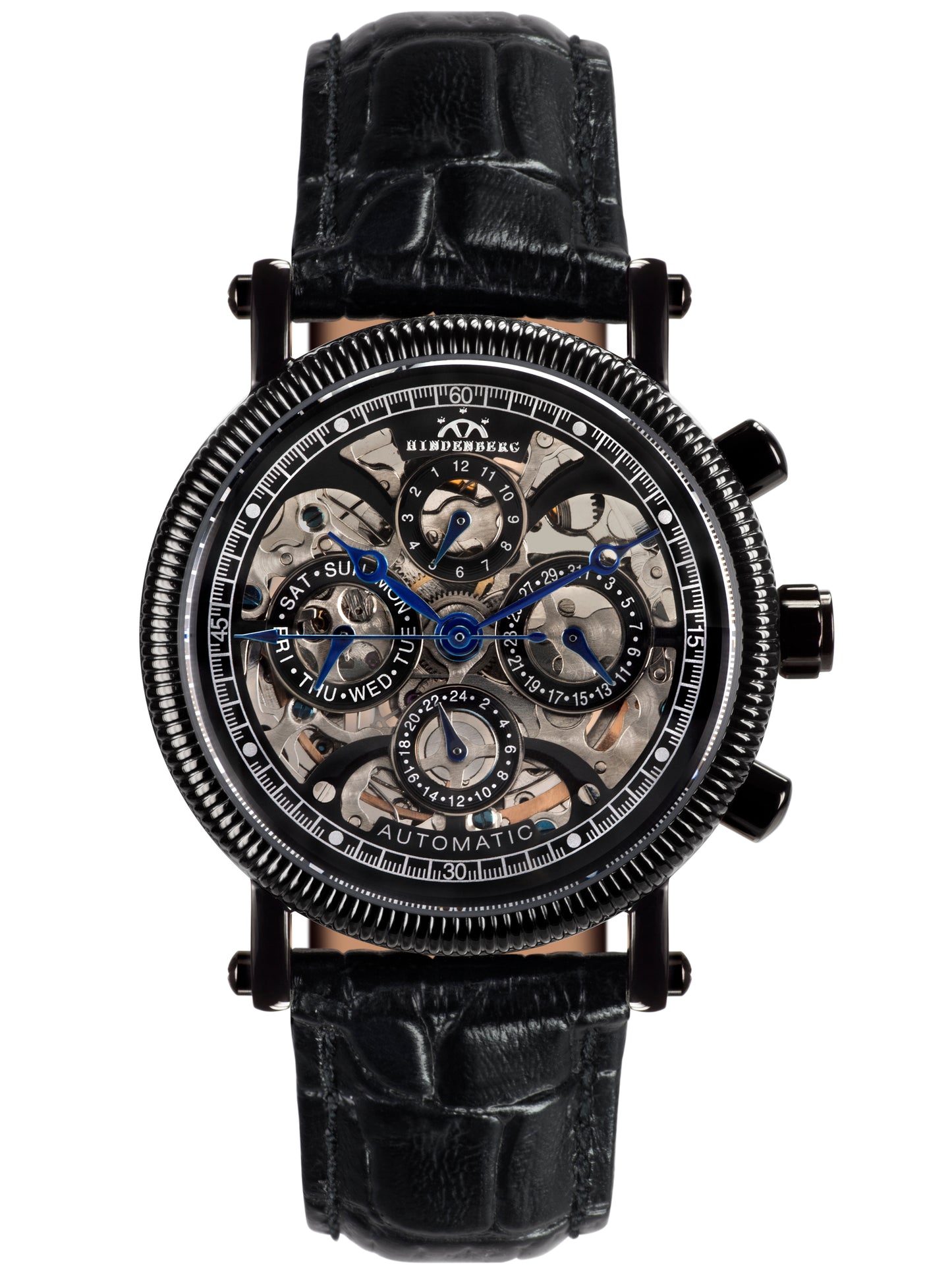Automatic watches — Skeleton — Hindenberg — PVD Black