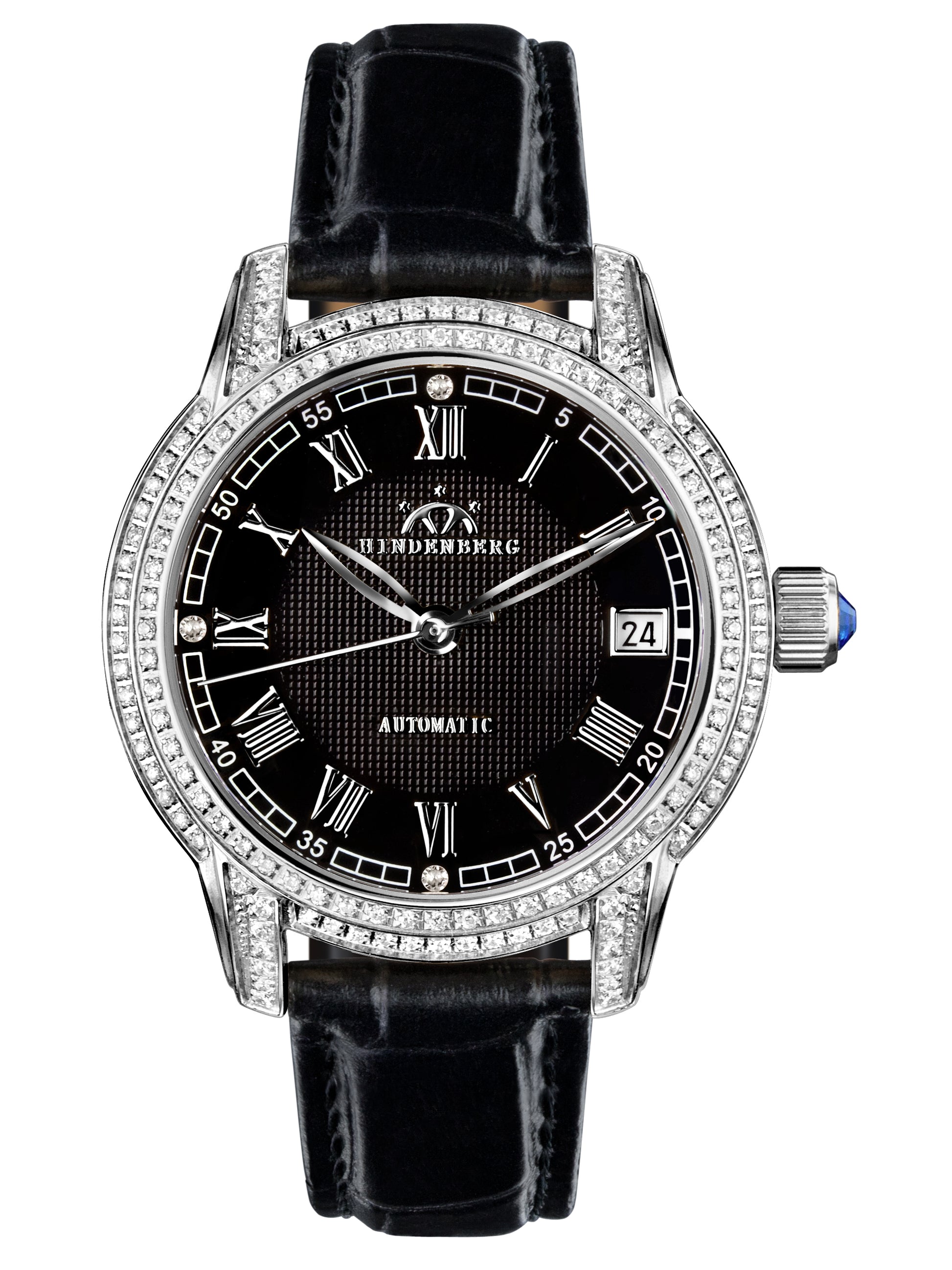 Automatic watches — Duchess — Hindenberg — steel black