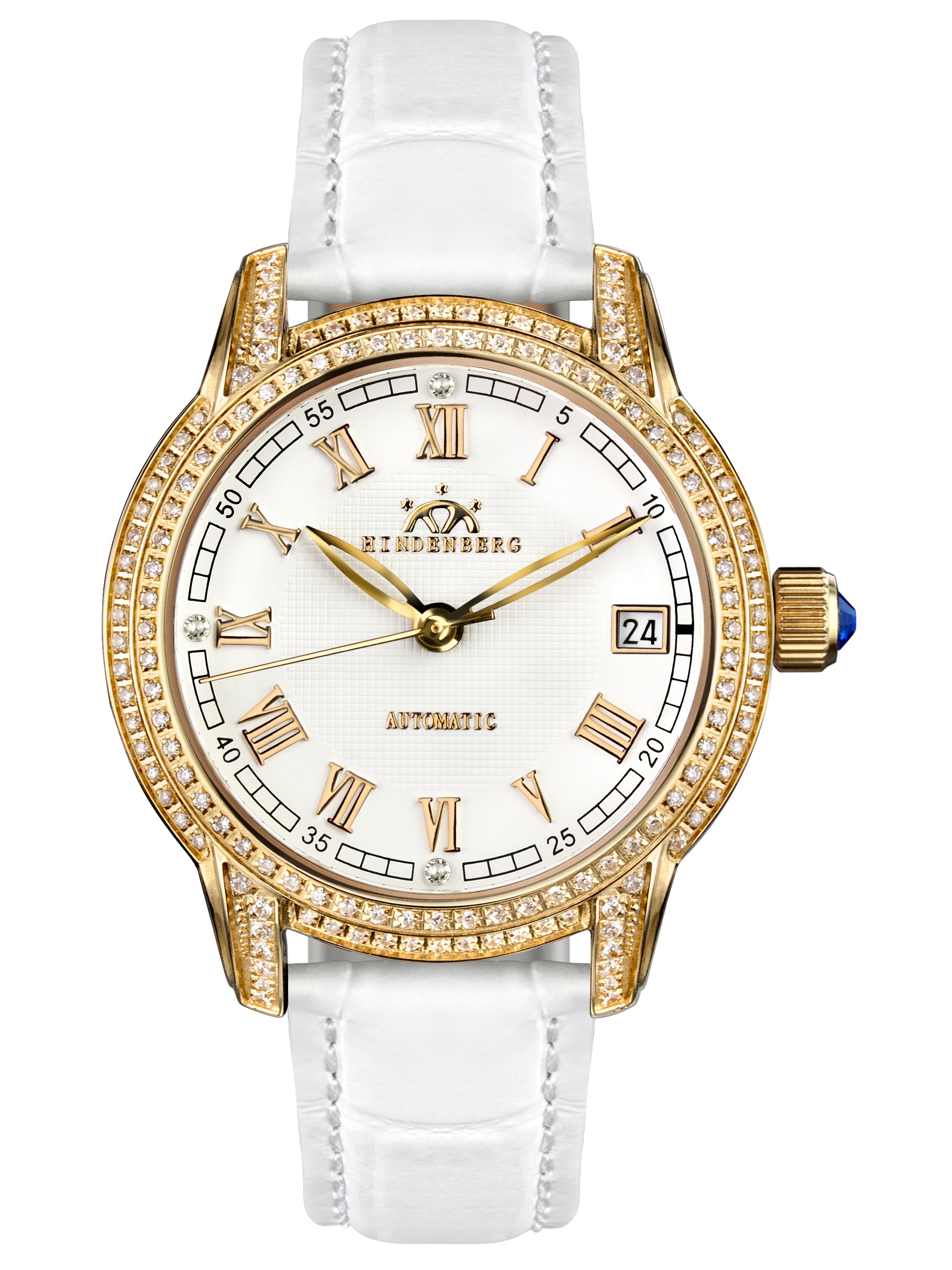 Automatic watches — Duchess — Hindenberg — gold weiss