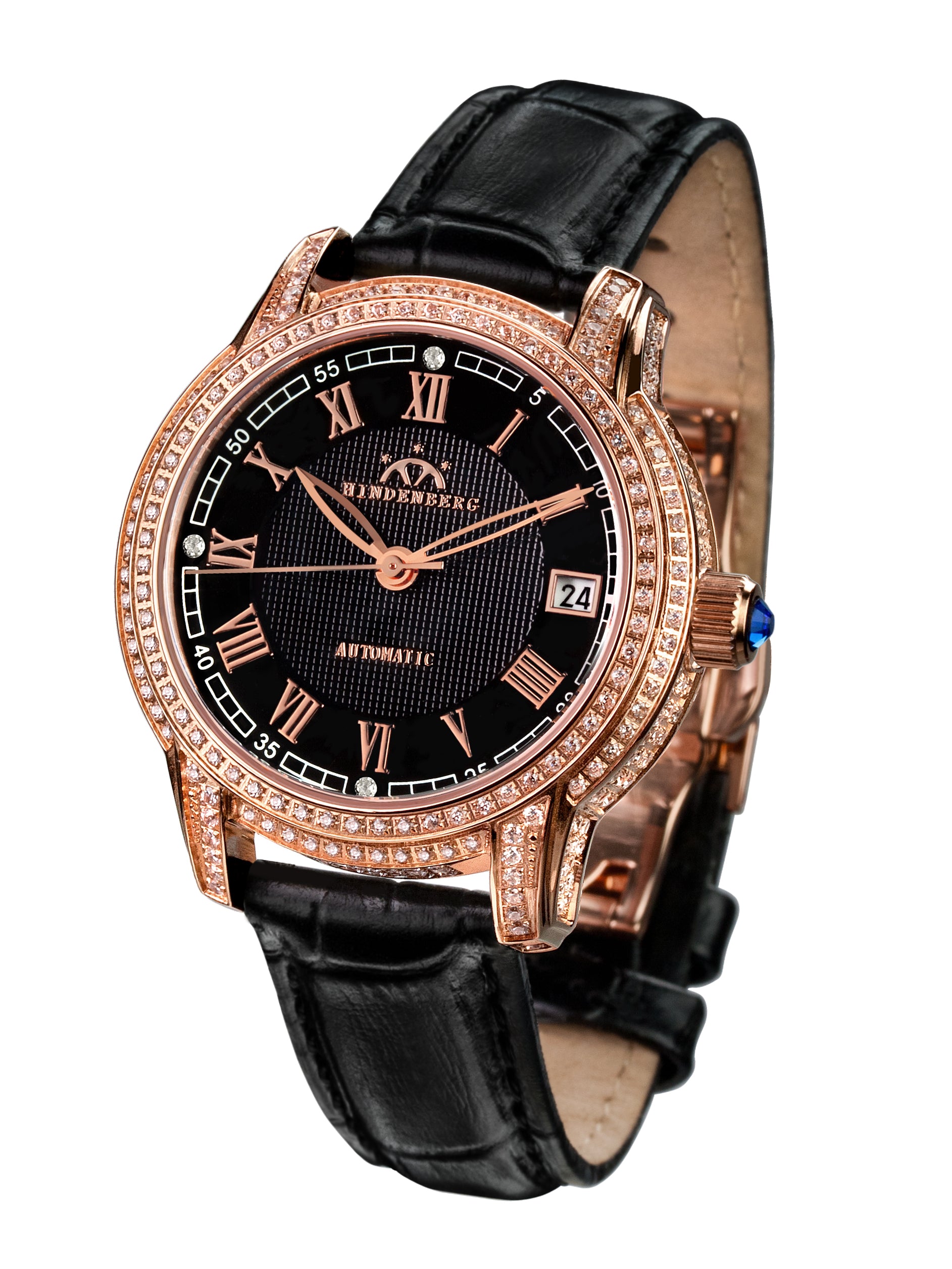 Automatic watches — Duchess — Hindenberg — rosegold black