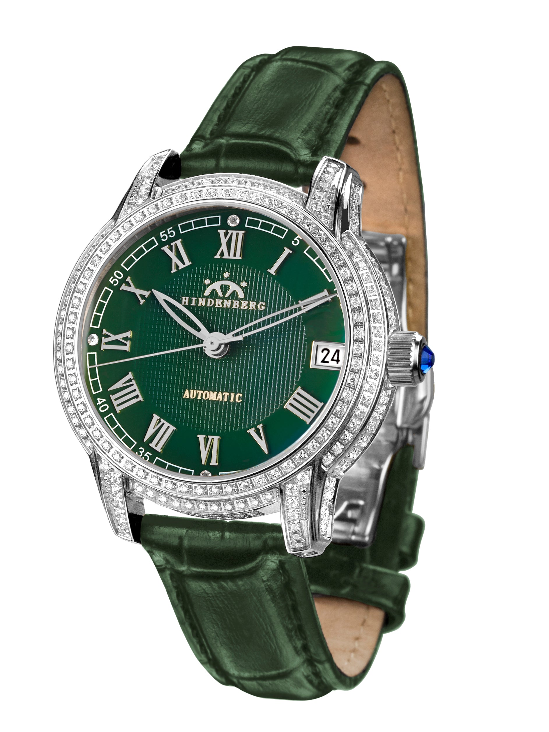 Automatic watches — Duchess II — Hindenberg — stahl smaragd