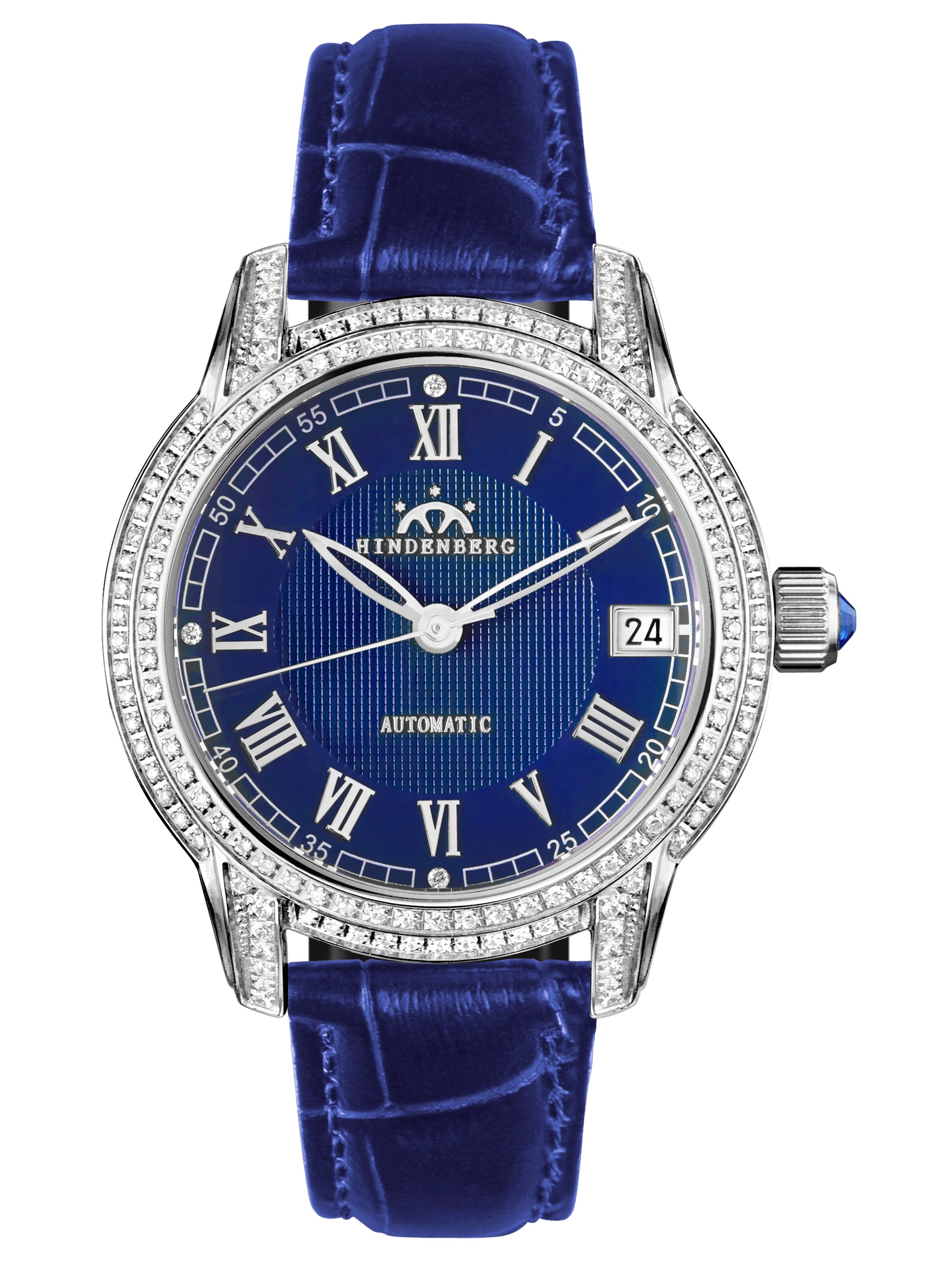 Automatic watches — Duchess II — Hindenberg — stahl blau