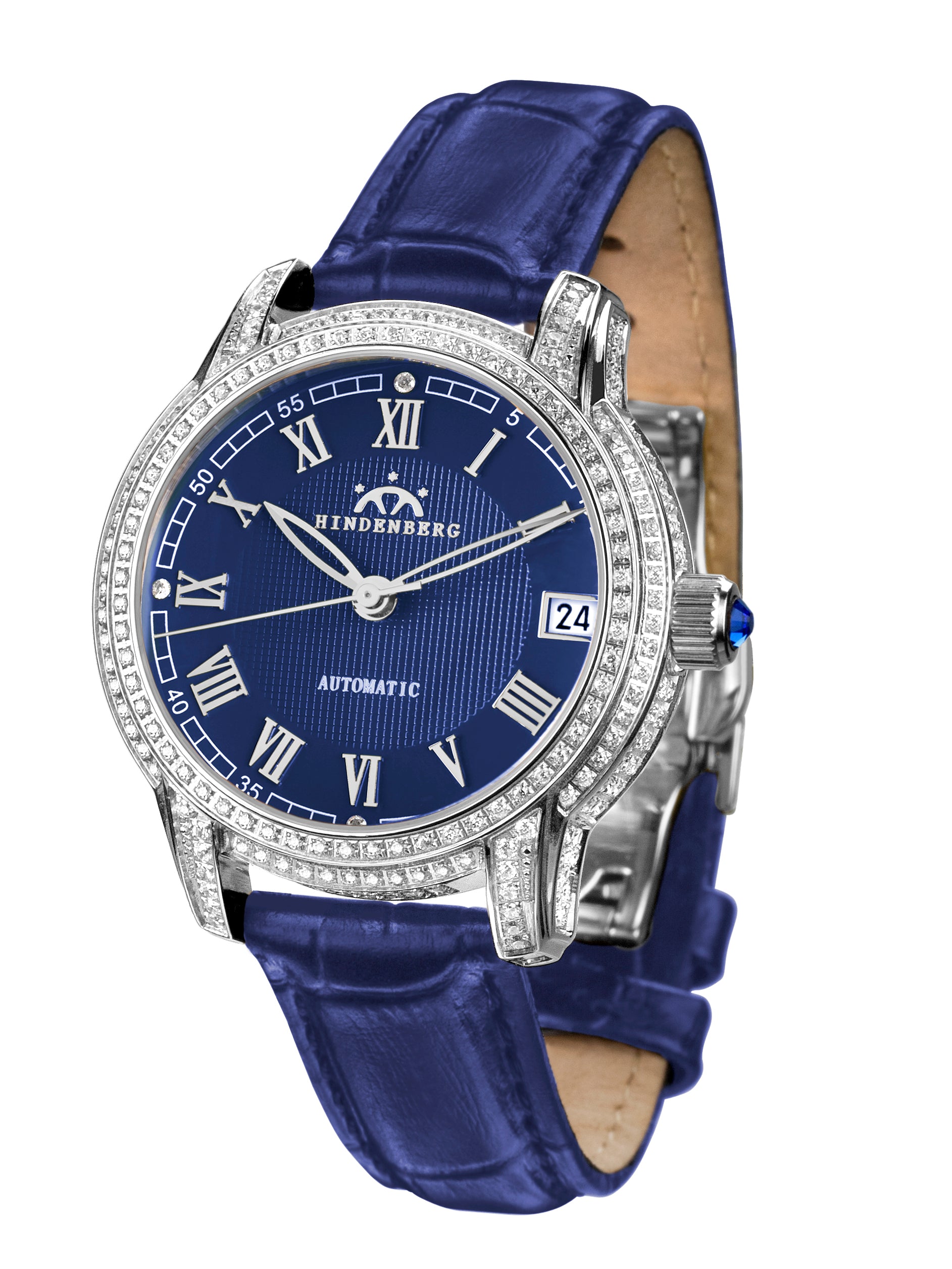 Automatic watches — Duchess II — Hindenberg — stahl blau