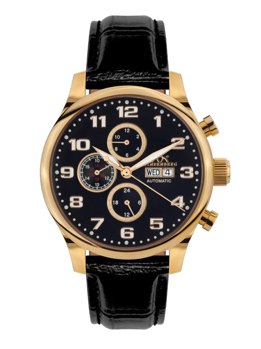 Automatic watches — Excellence — Hindenberg — gold black