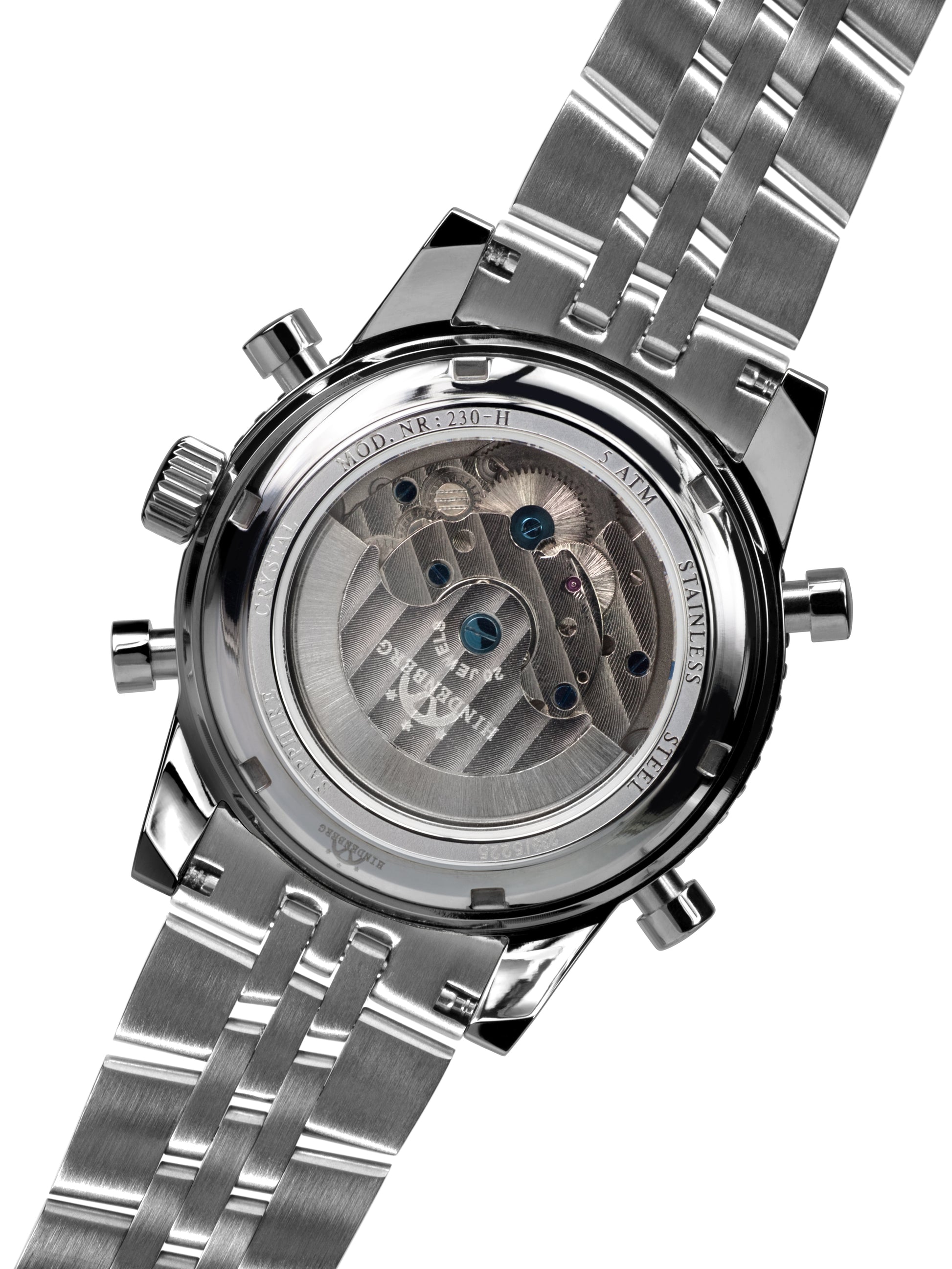 Automatic watches — Air Professional — Hindenberg — Stahl Blau