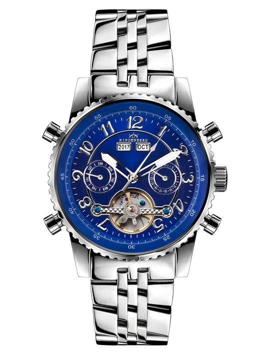 Automatic watches — Air Professional — Hindenberg — Stahl Blau