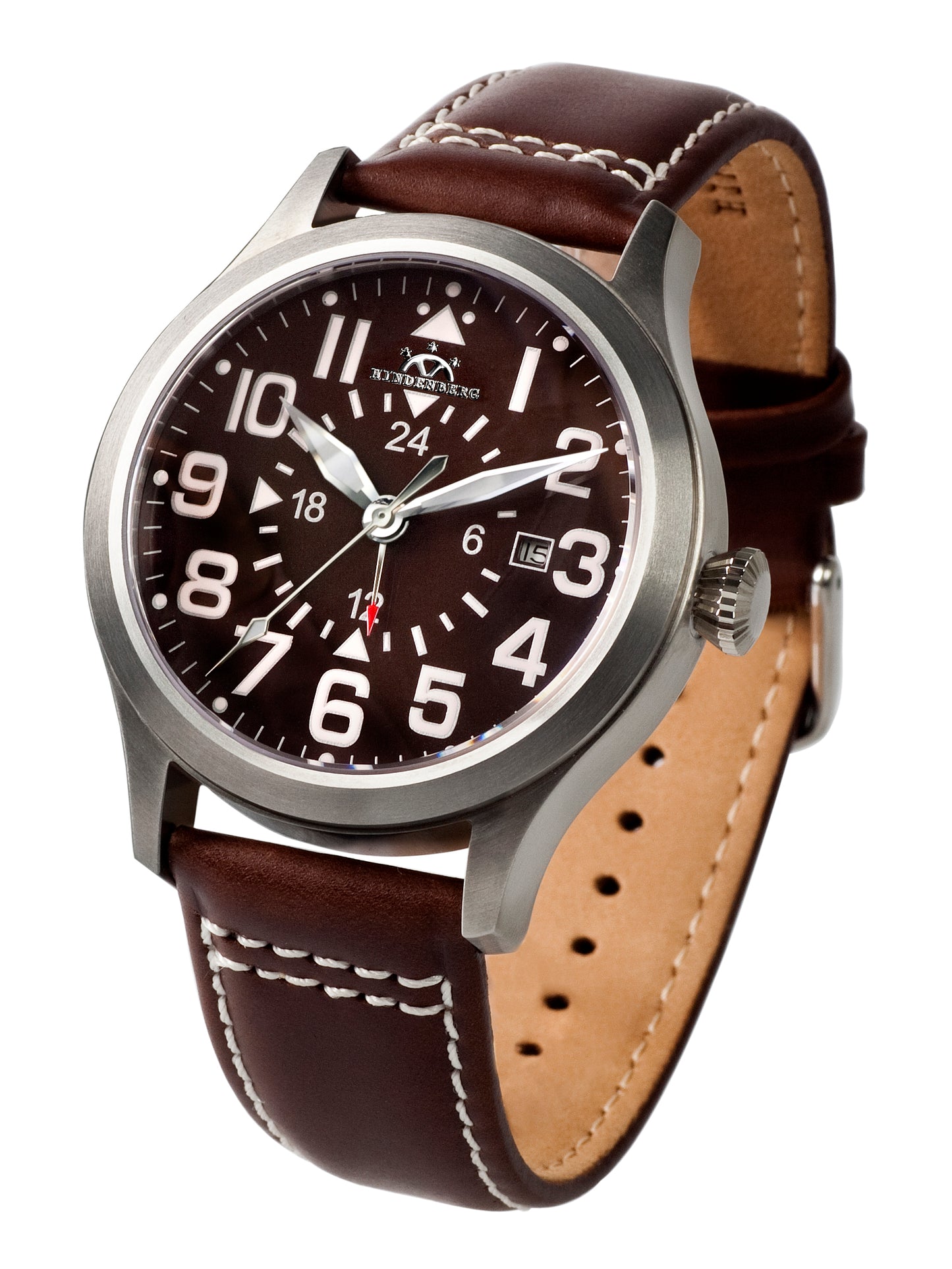 Automatic watches — Air Rider — Hindenberg — brown
