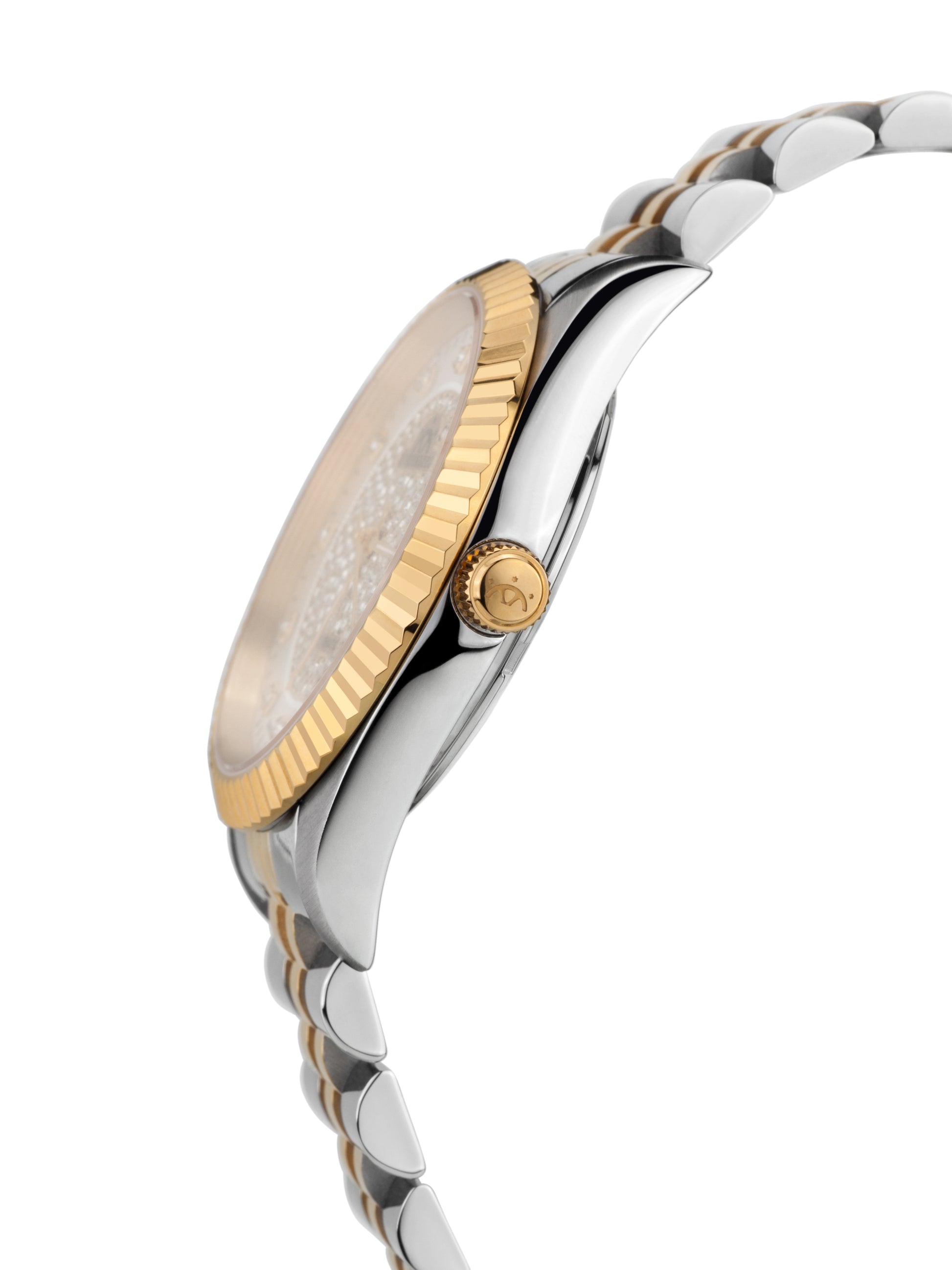 Automatic watches — Swiss Brilliance — Hindenberg — Gold IP Silber Two Tone