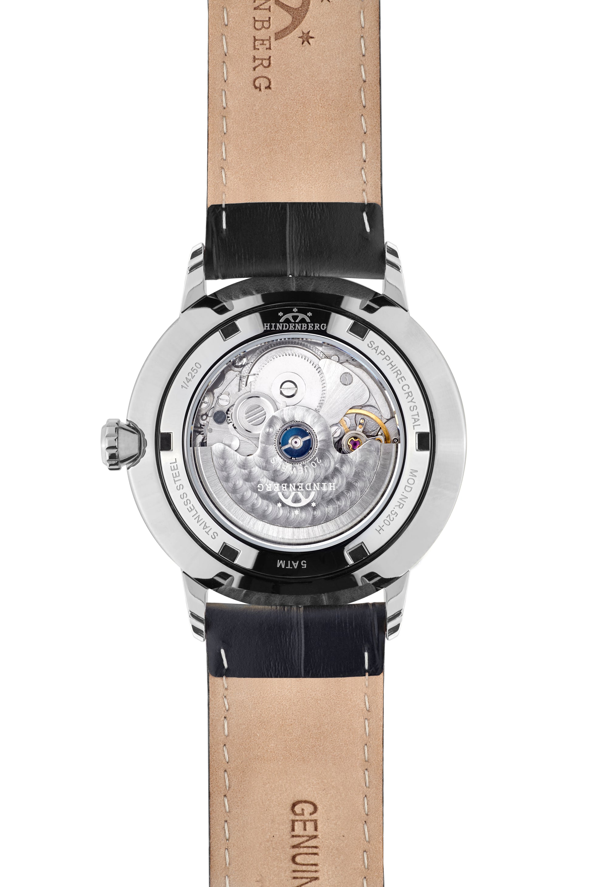 Automatic watches — Delta Dart — Hindenberg — steel black